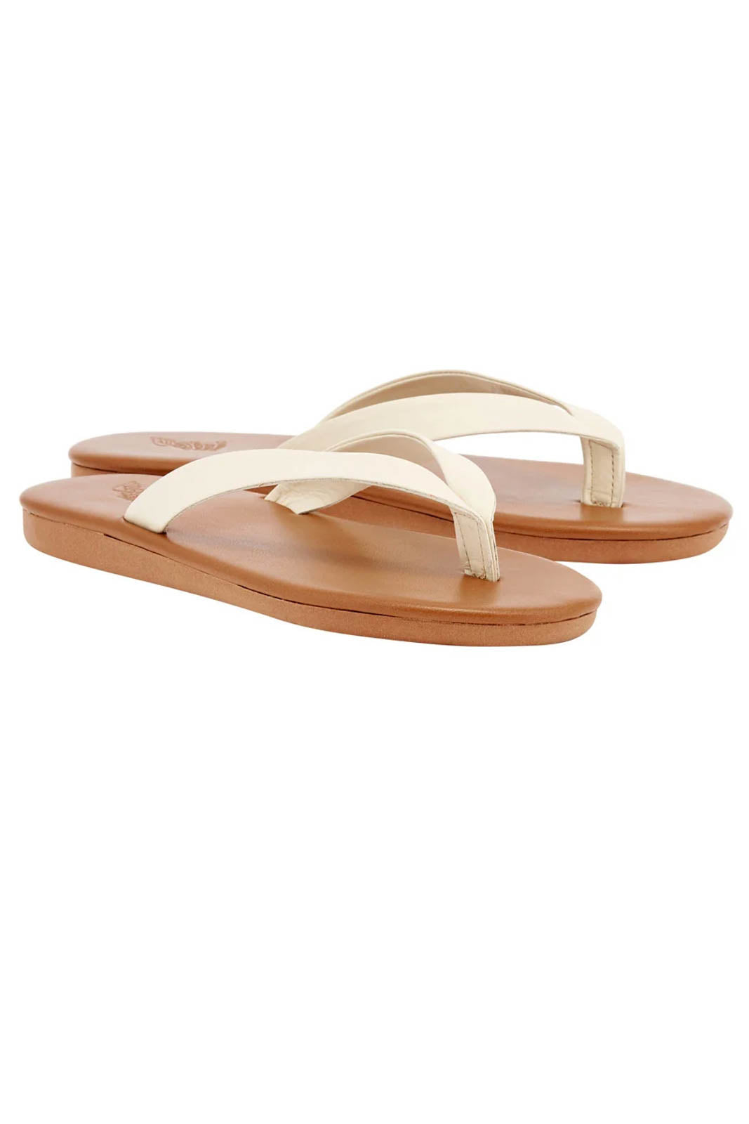 Ancient Greek Sandals, Sandalen Saionara in Off White/Cotto