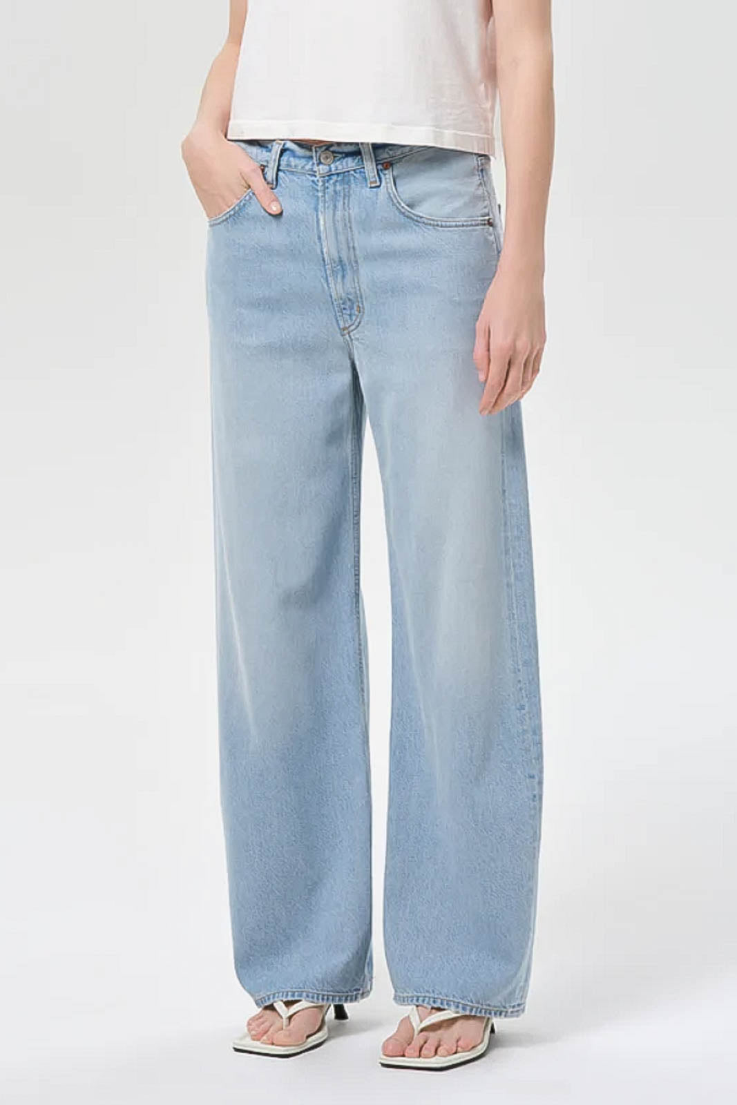 Agolde, Jeans Low Curve in Memory