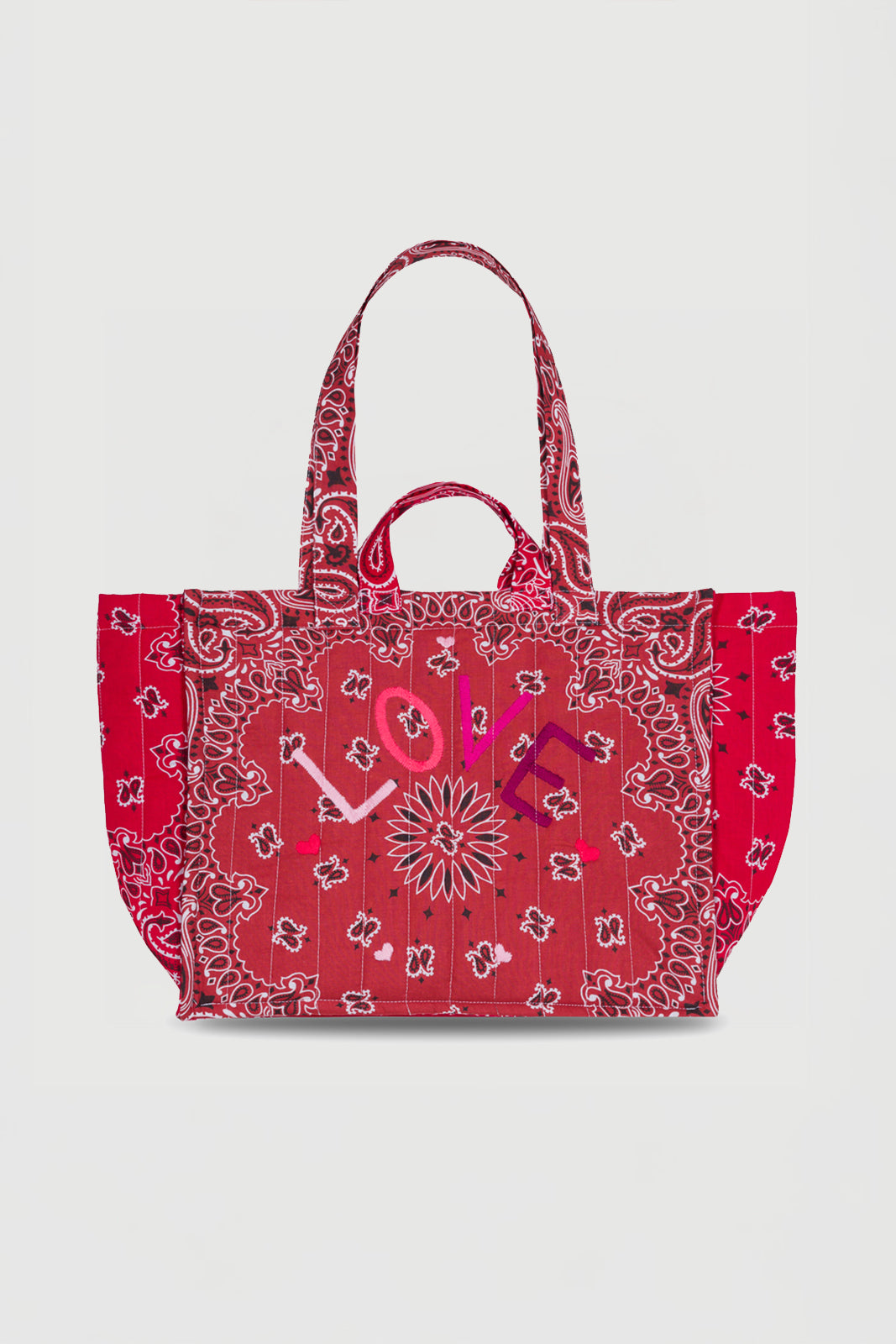 Tasche Moyen Cabas Love in Vintage Red/Real Red