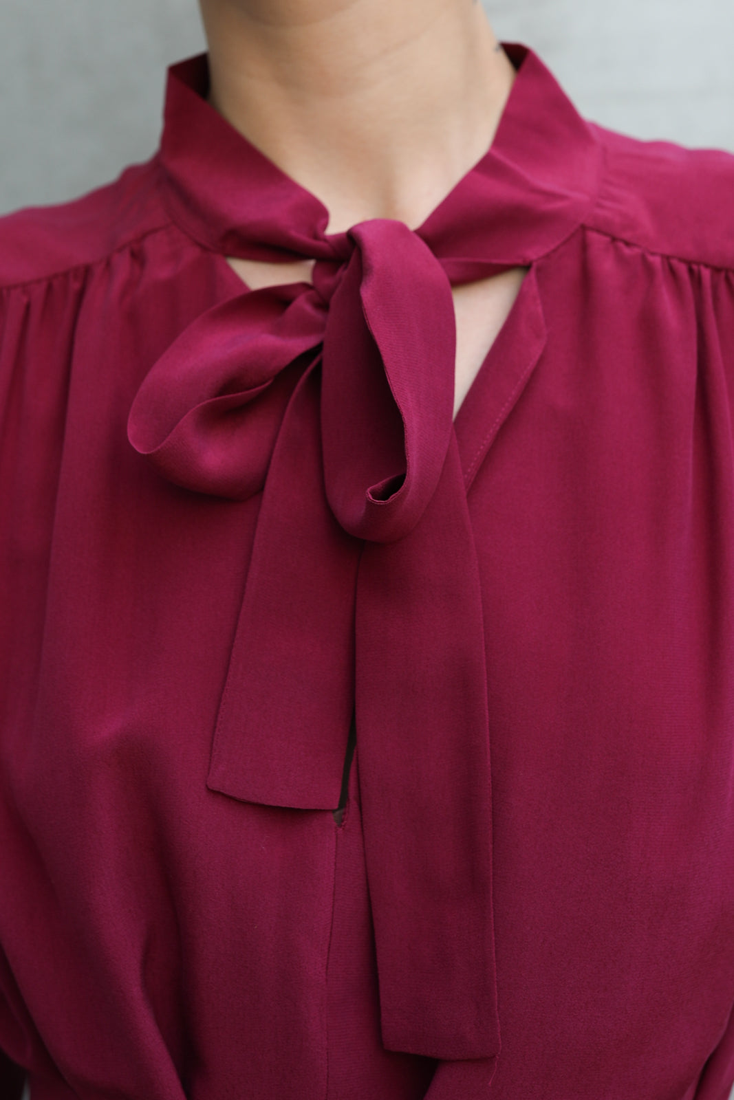 Kleid Blenda in Bordeaux