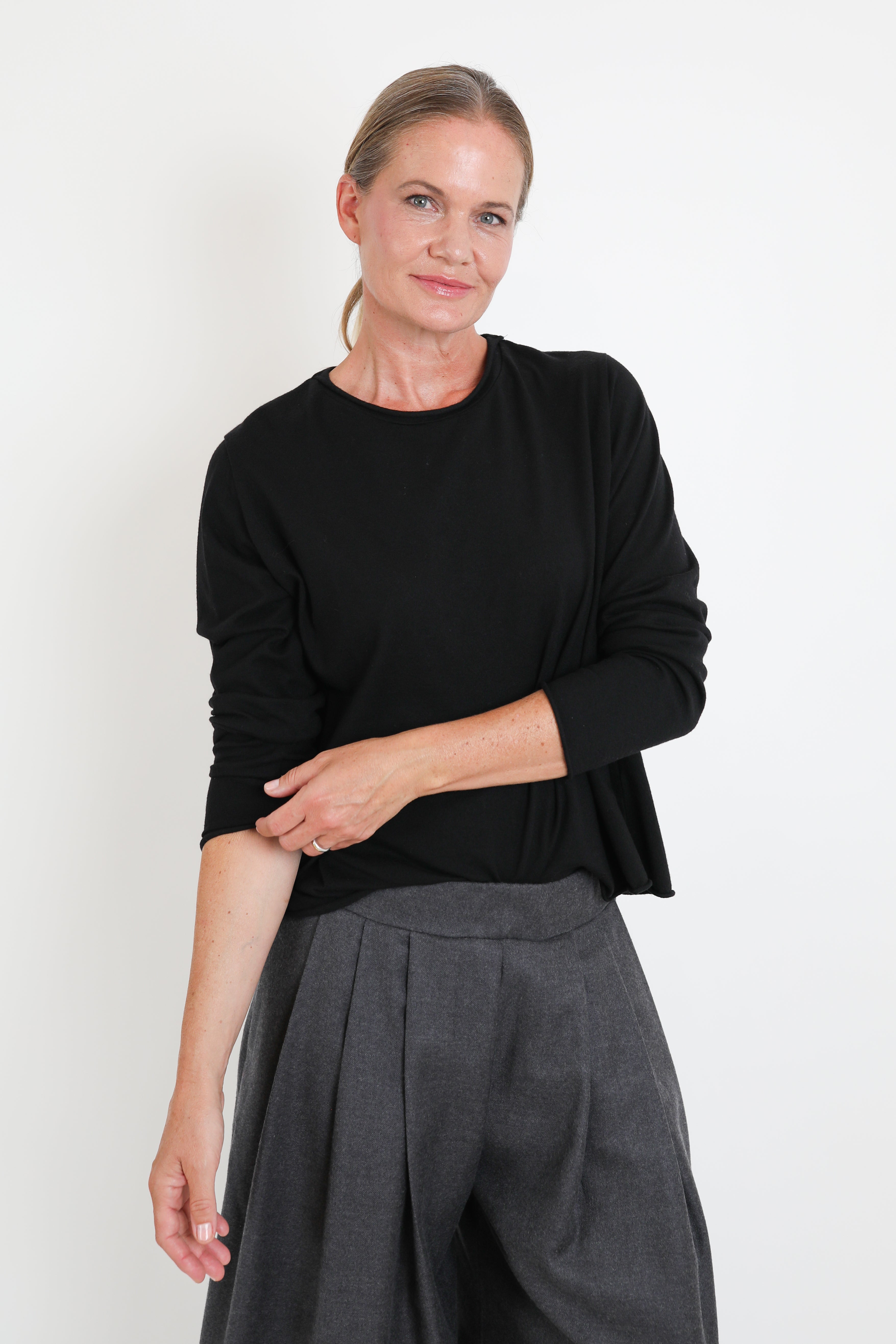 Labo.Art, Pullover Roma Charme in Schwarz