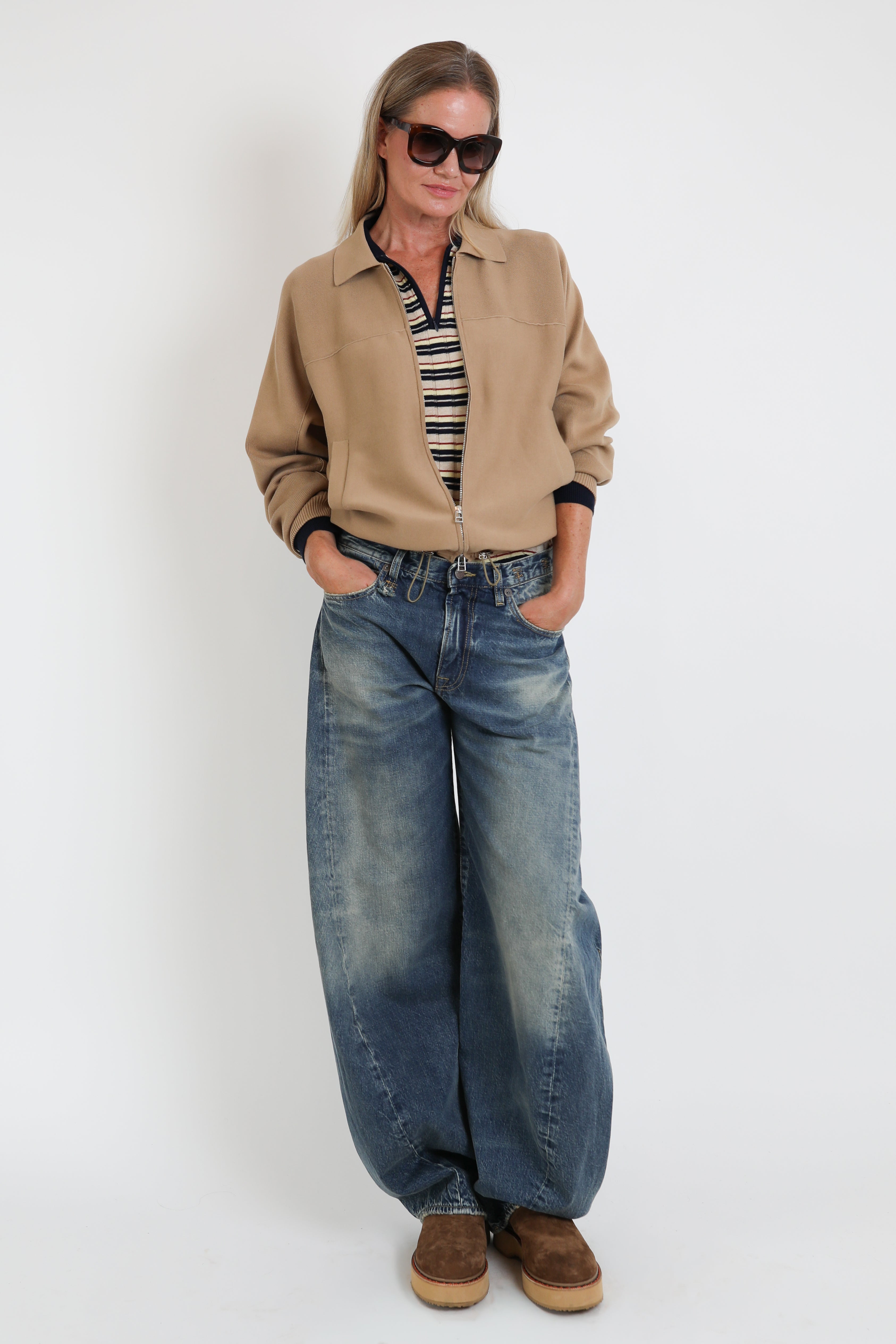 Guest in Residence, Jacke Windbreaker in Camel