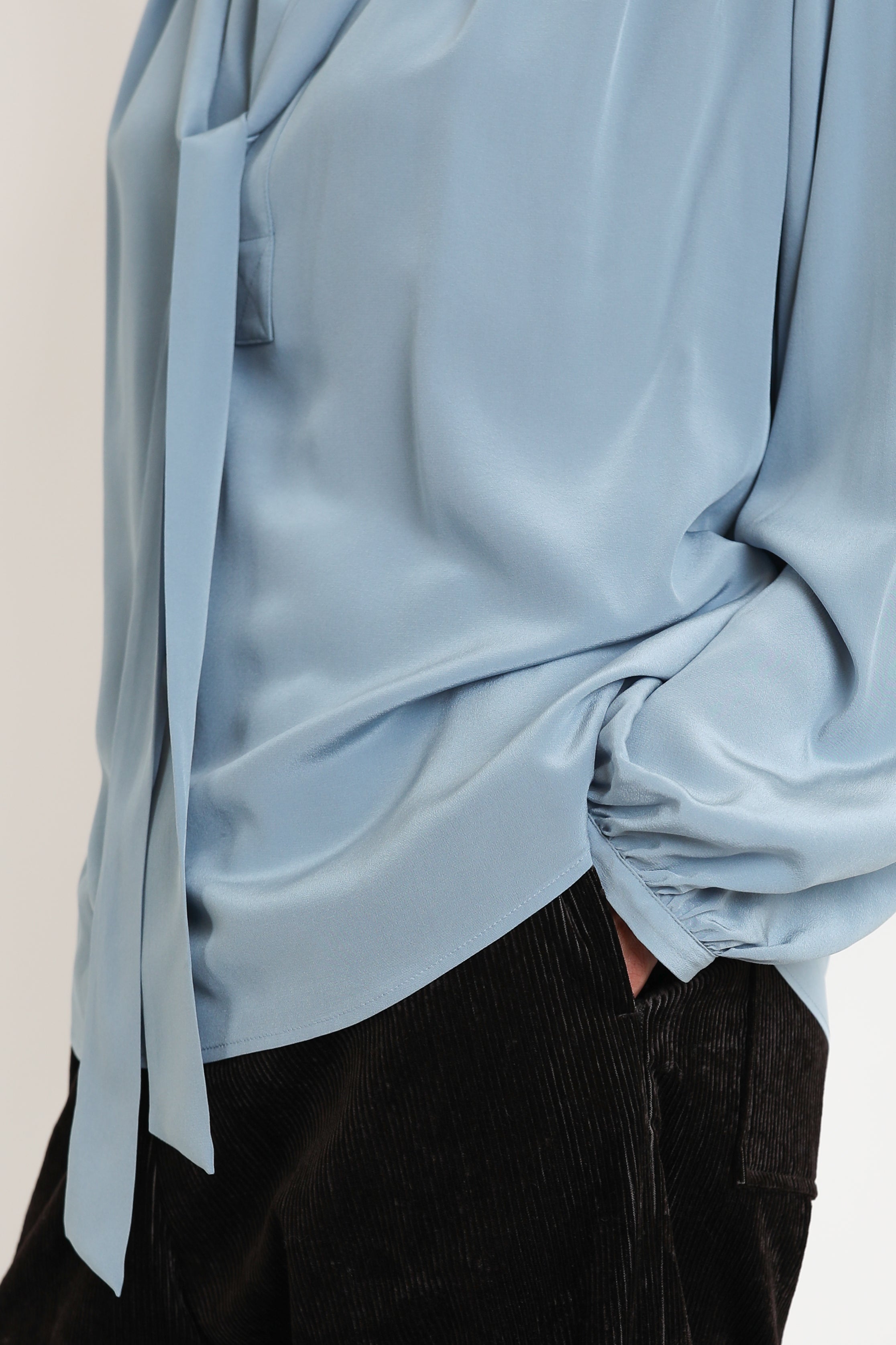 Phisique du Role, Bluse Knot Tourma in Azzurro