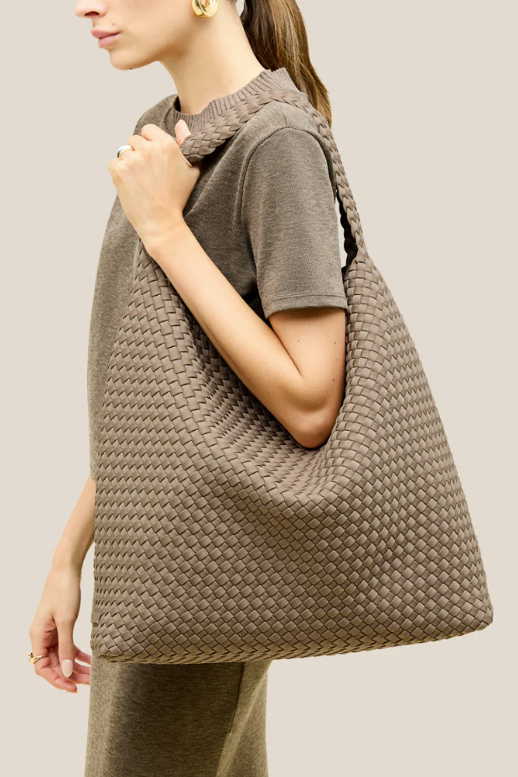 Naghedi, Tasche Nomad Large Hobo in Cashmere