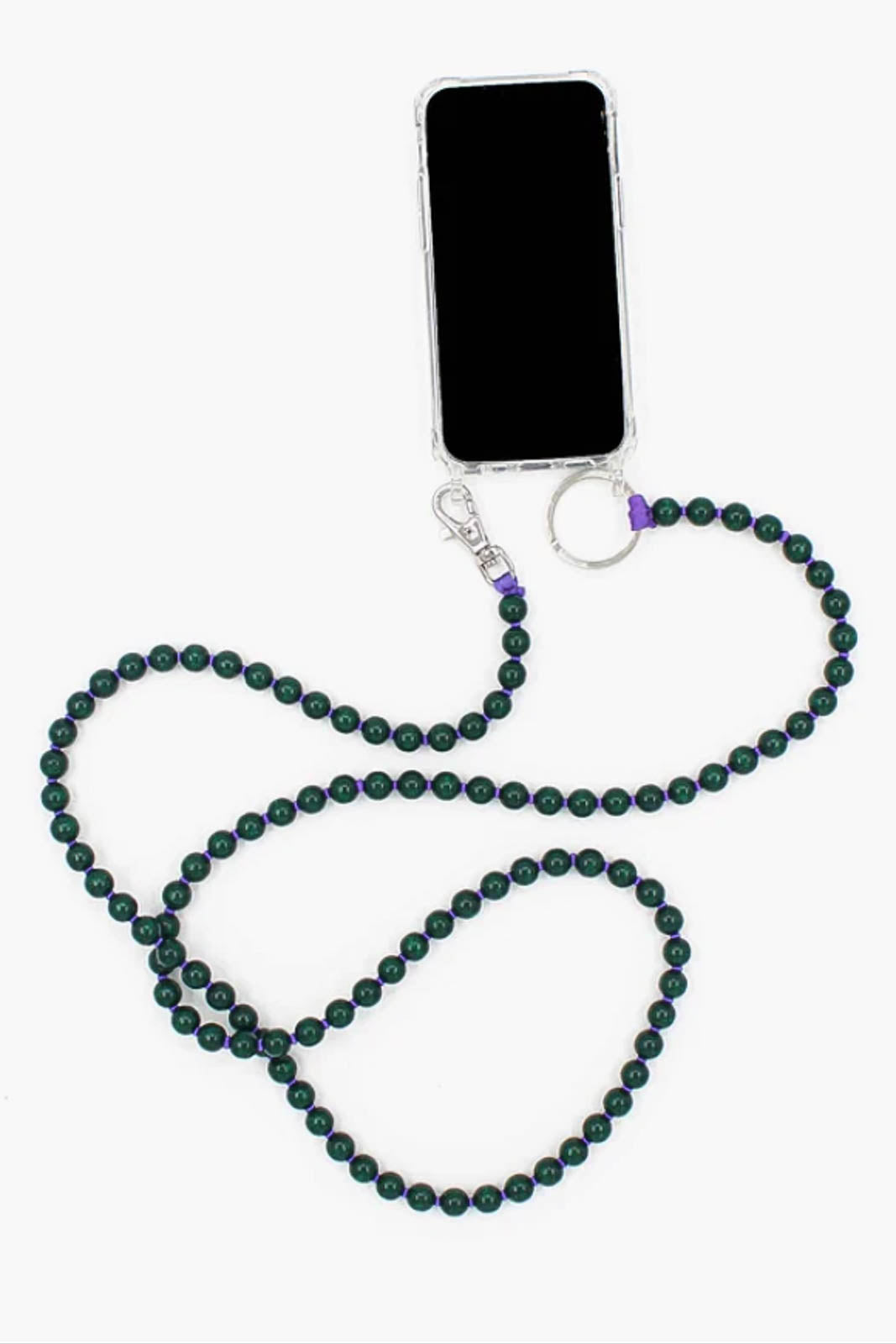 Ina Seifart, Handy-Kette in Darkgreen-Purple