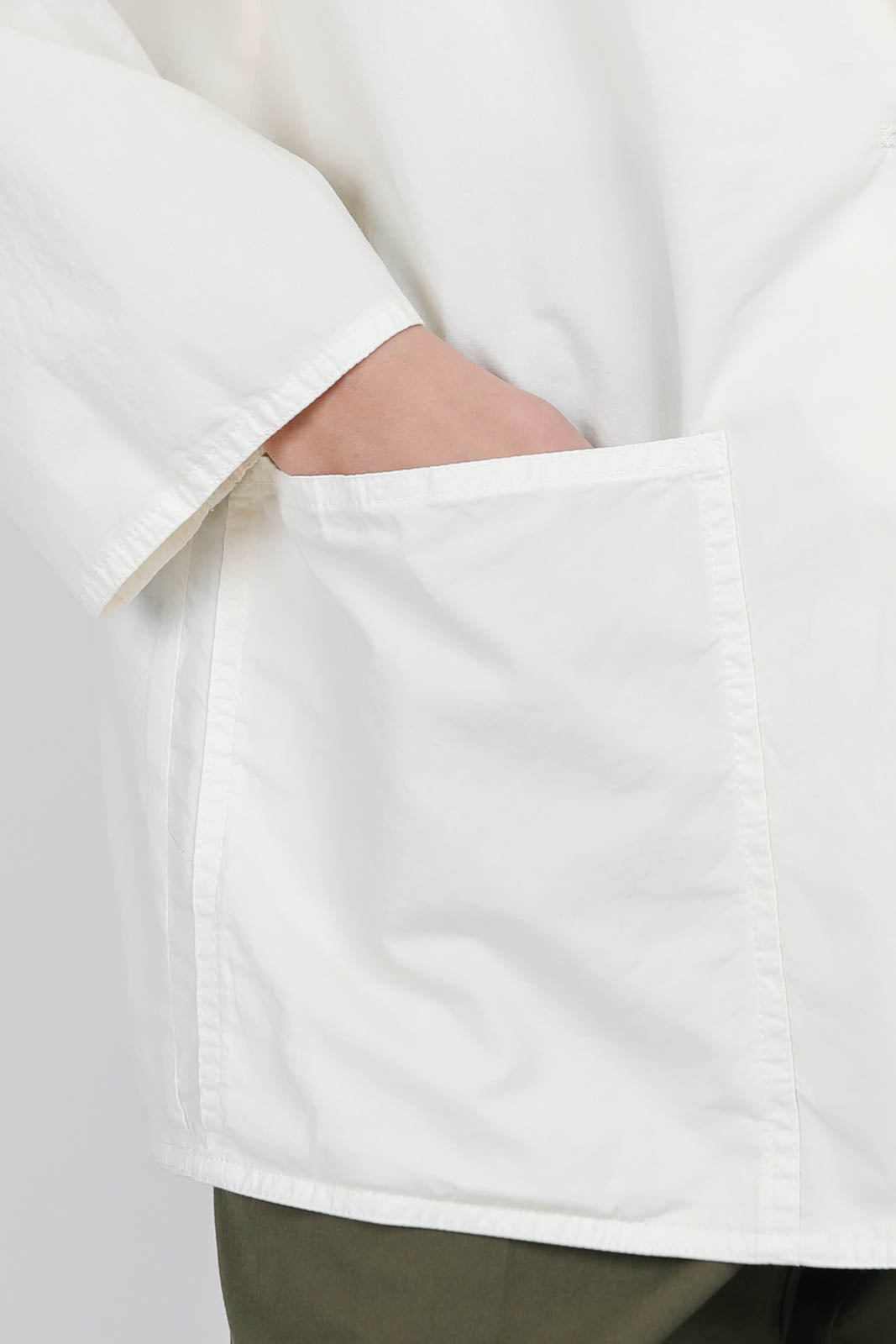 Blazer aus Baumwolle in Butter