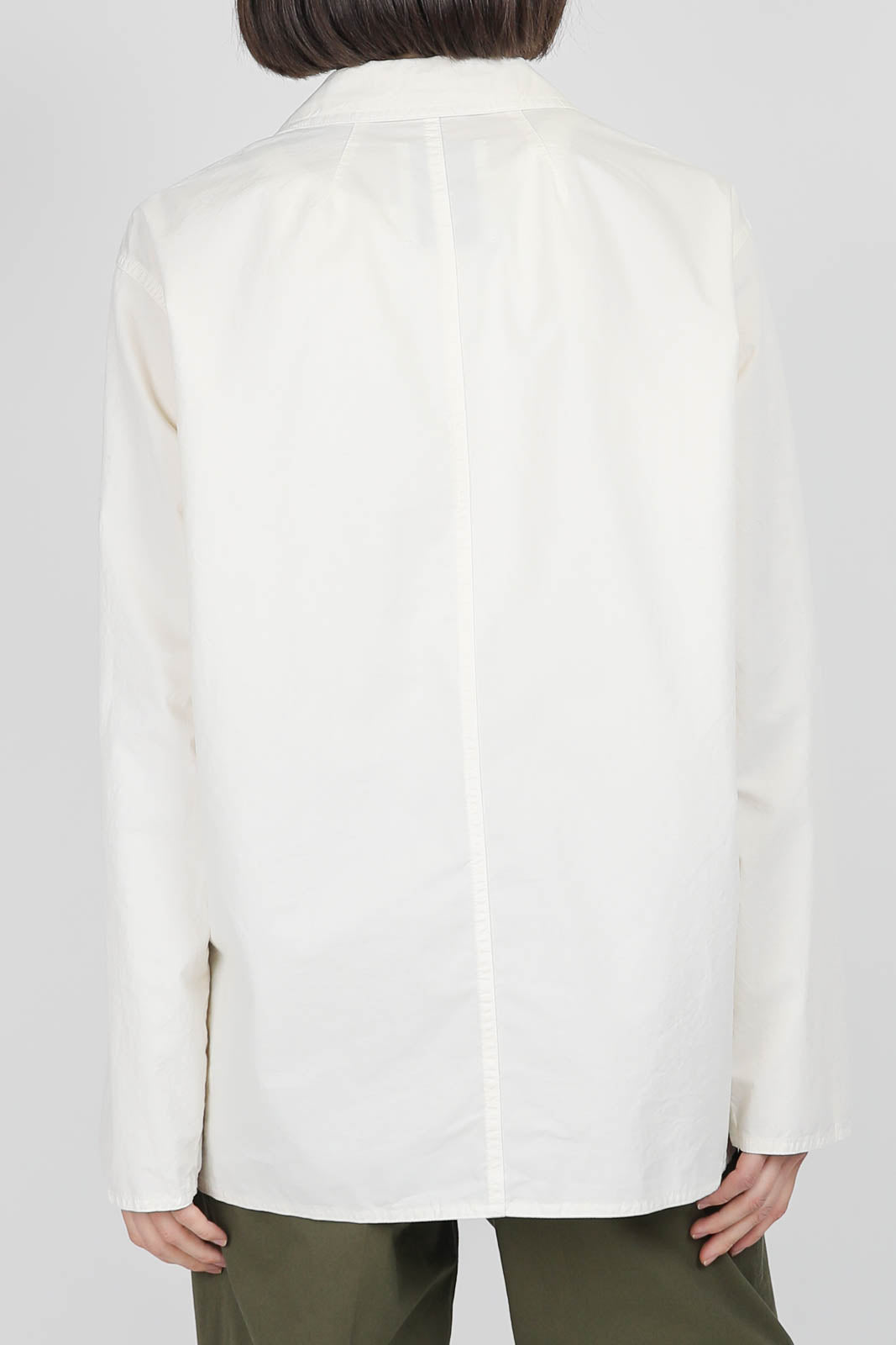 Blazer aus Baumwolle in Butter