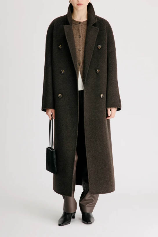 Loulou de Saison, Mantel Irvin in Brown Melange