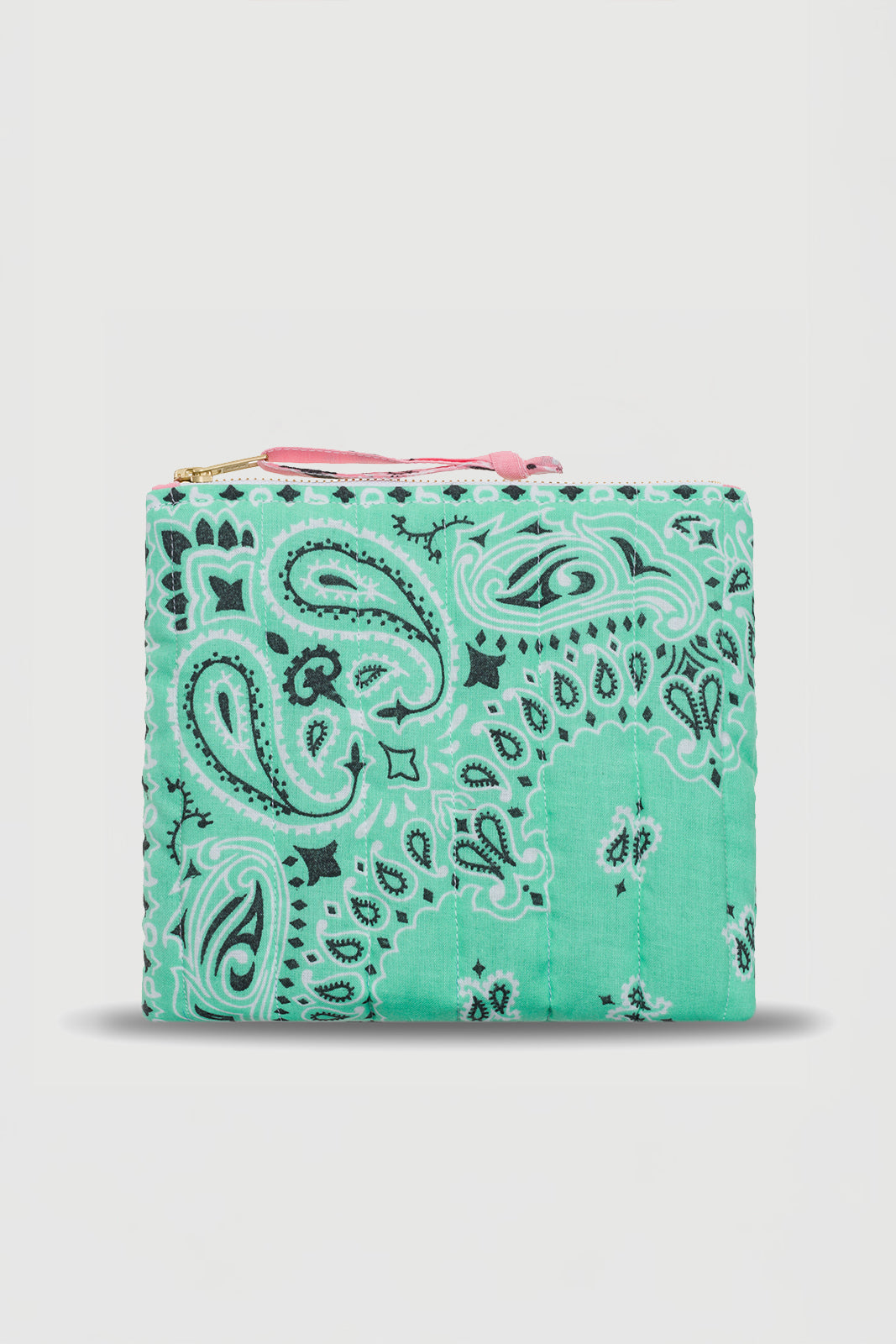Mini Pochette Rainbow in Mint/Pale Pink