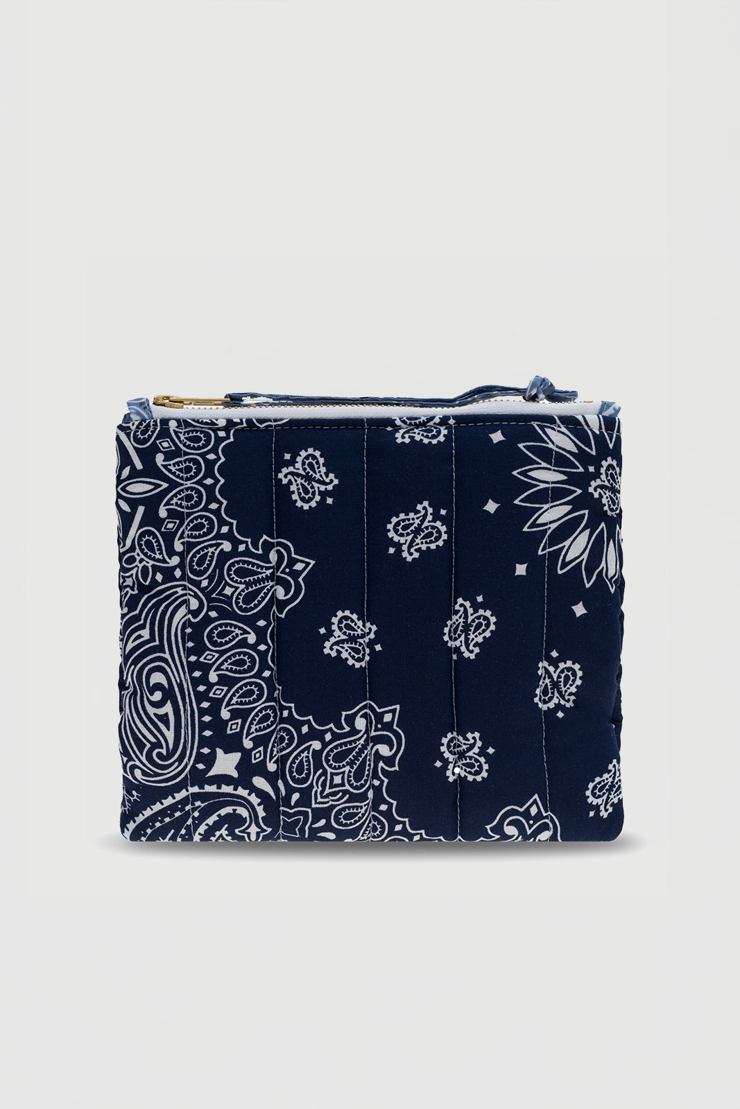 Mini Pochette Champignon in Navy/Chambray