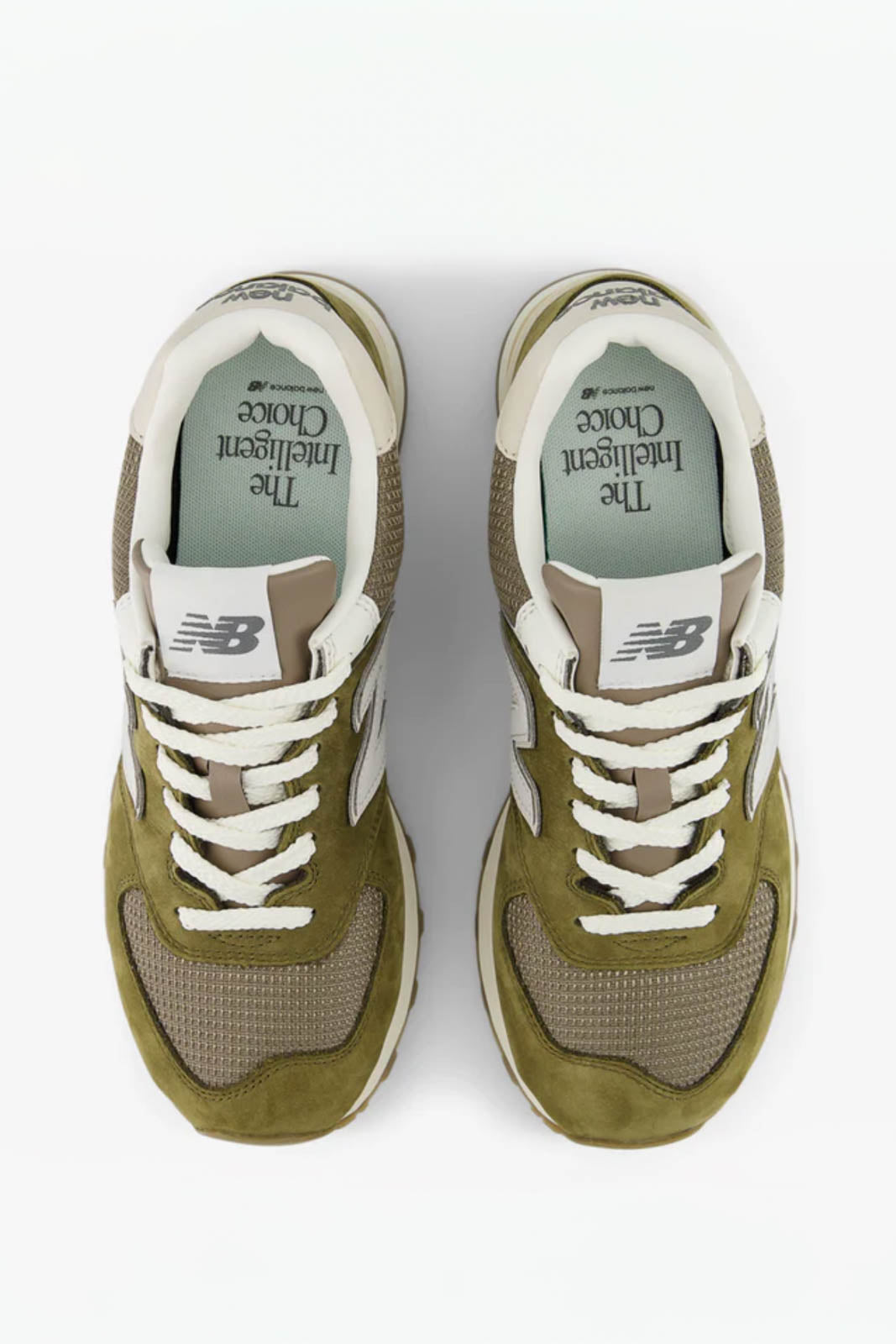 New Balance, Sneakers 574 RG in Calcium/Dark Silver Metallic