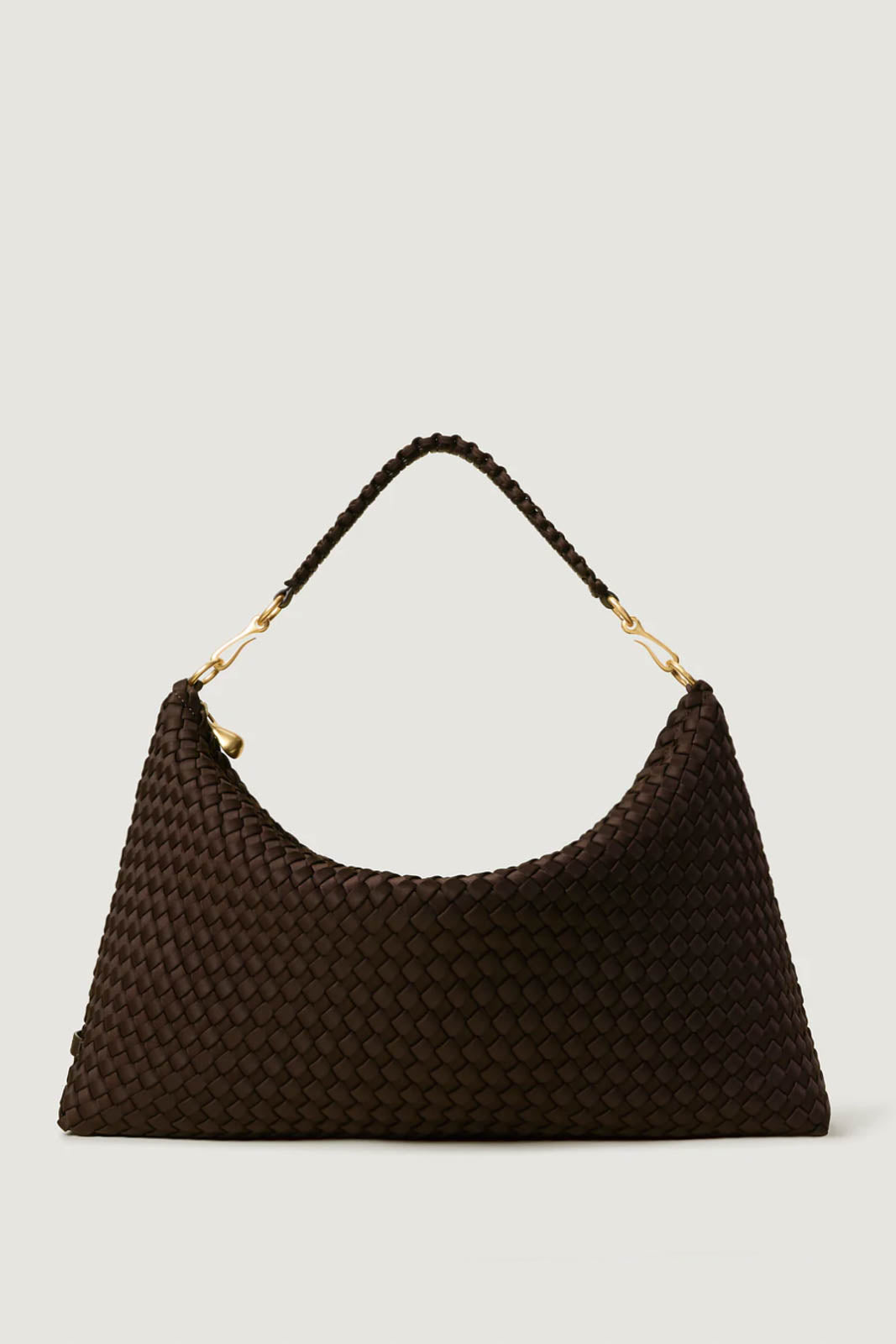 Naghedi, Tasche Porto Half-Moon Medium in Chocolate