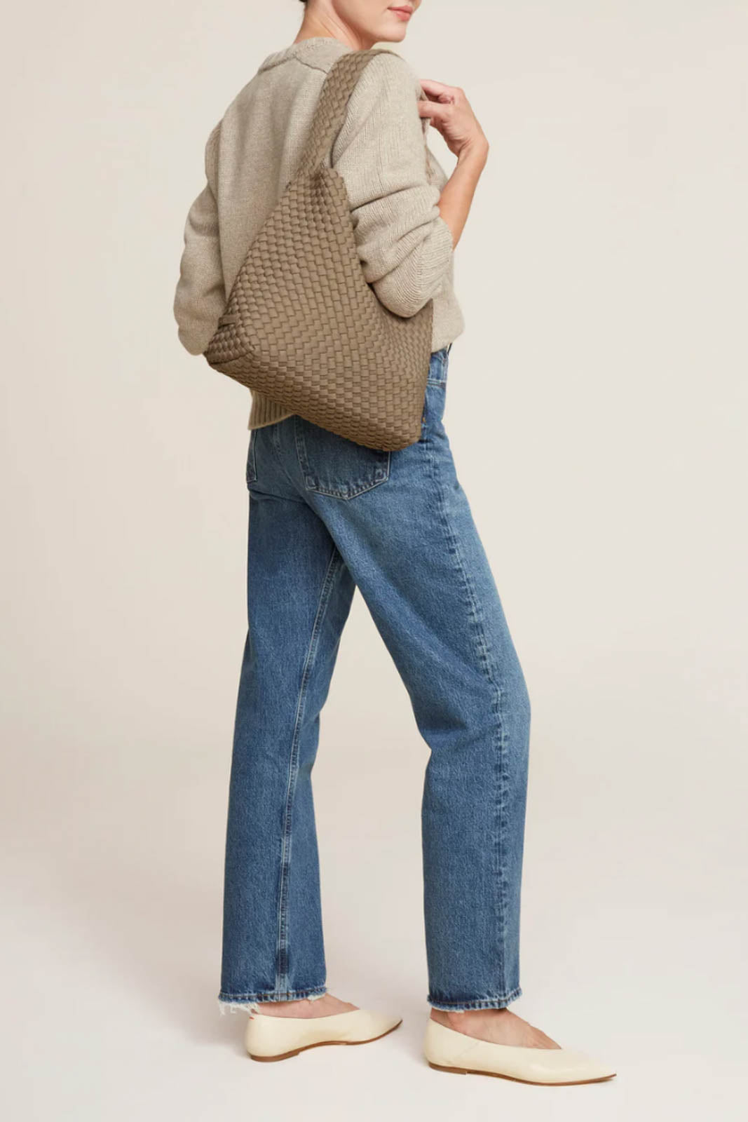 Naghedi, Tasche Nomad Medium Hobo in Cashmere