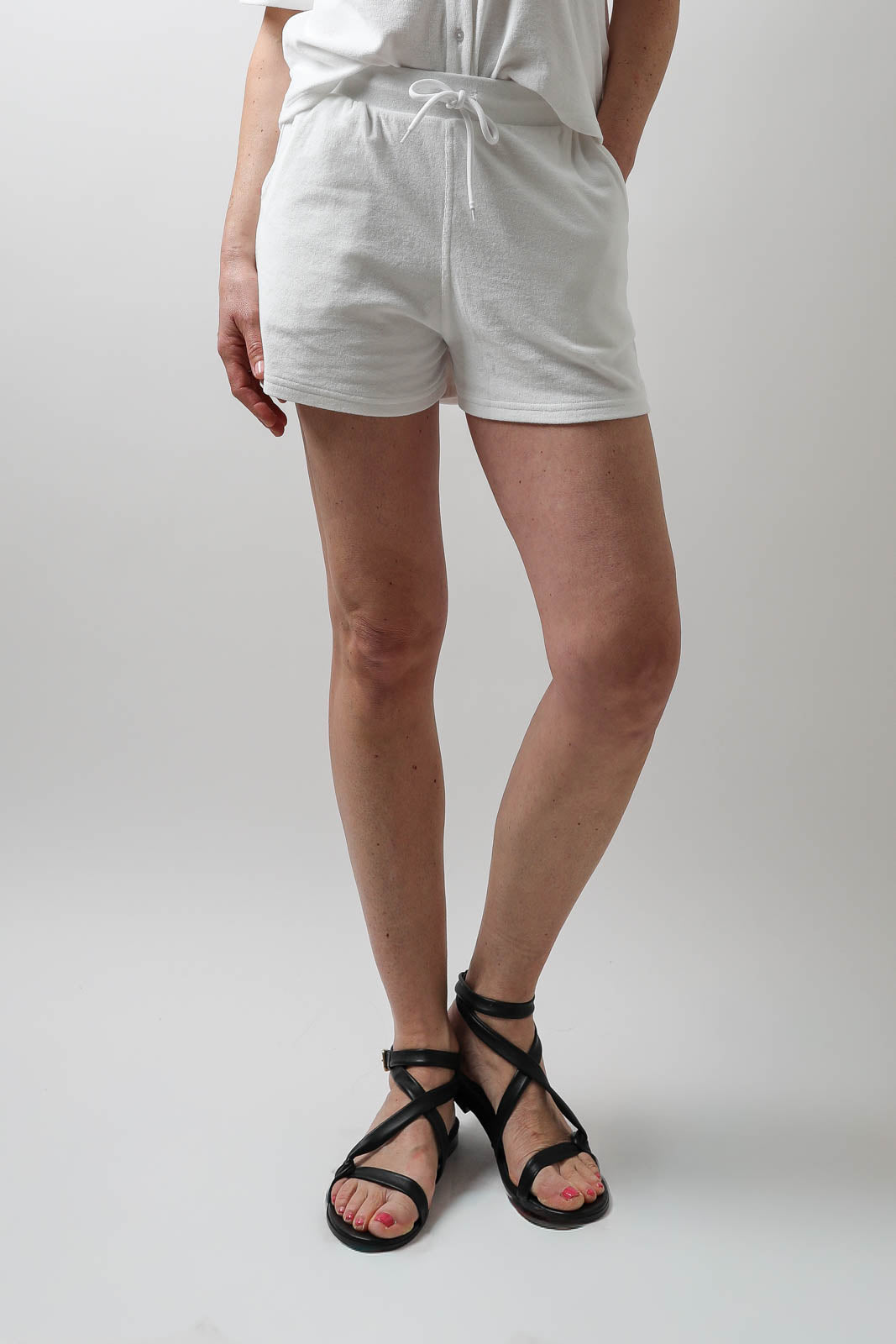 Vestibule Garderobe, Shorts aus Frottee in Weiss