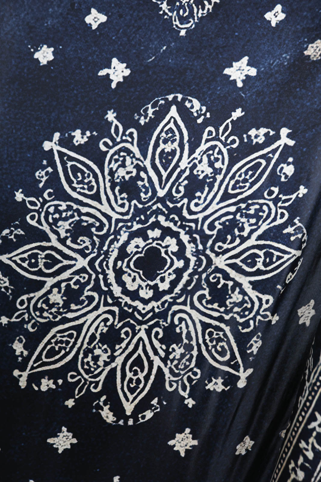 R13, Schal Oversized Bandana in Blau