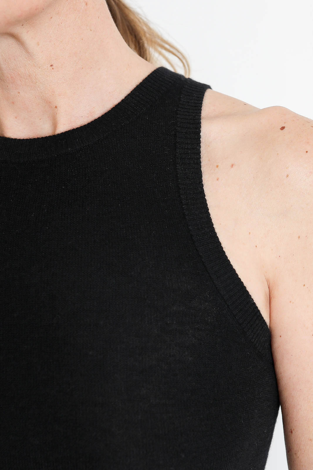 CO, Black Racerback Tank Top