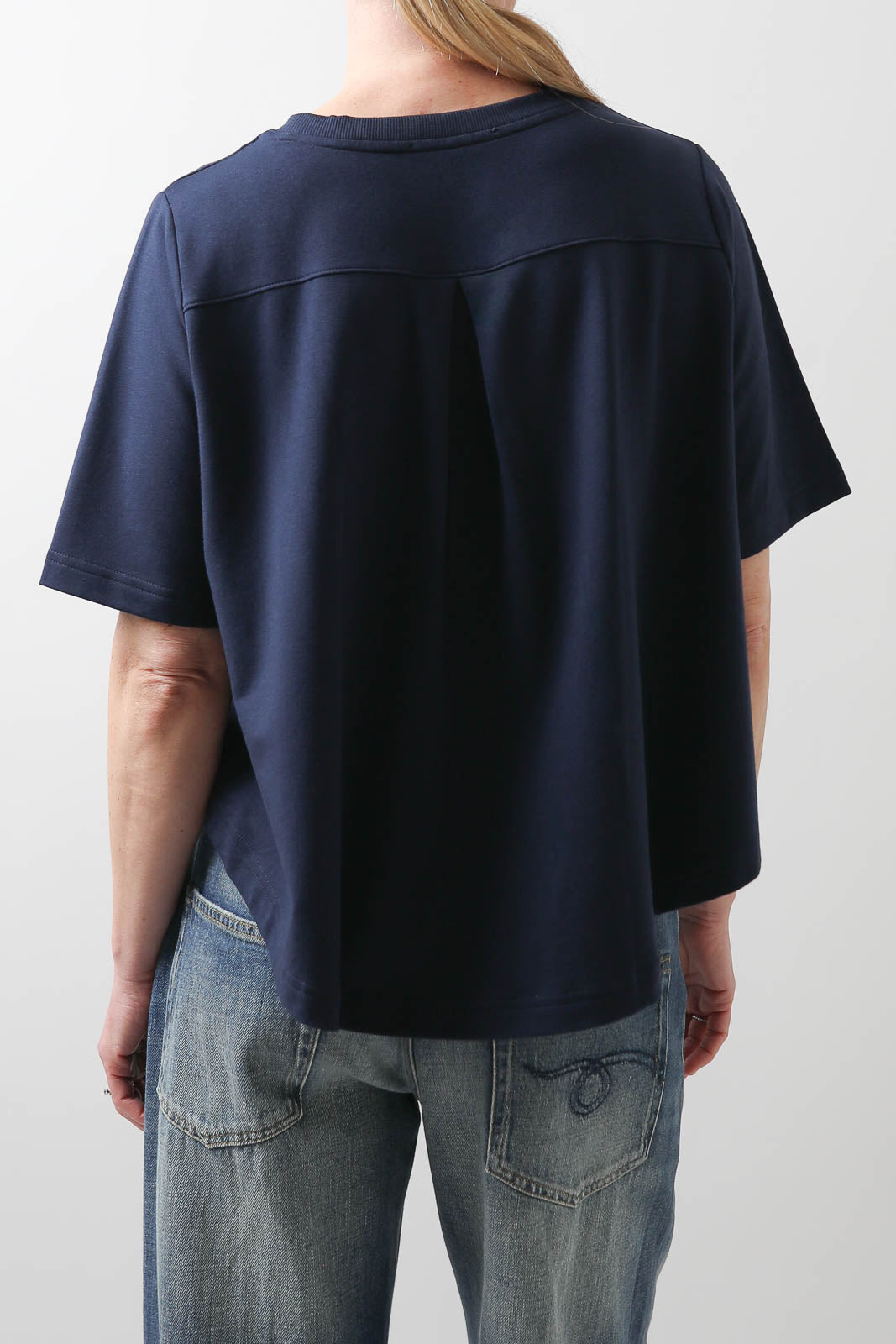Vestibule Garderobe, T-Shirt French Terry in Marine