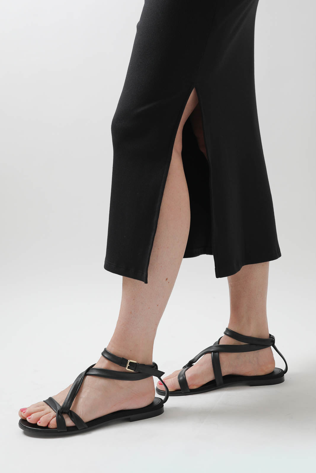 Vestibule Garderobe, Kleid Rib in Schwarz