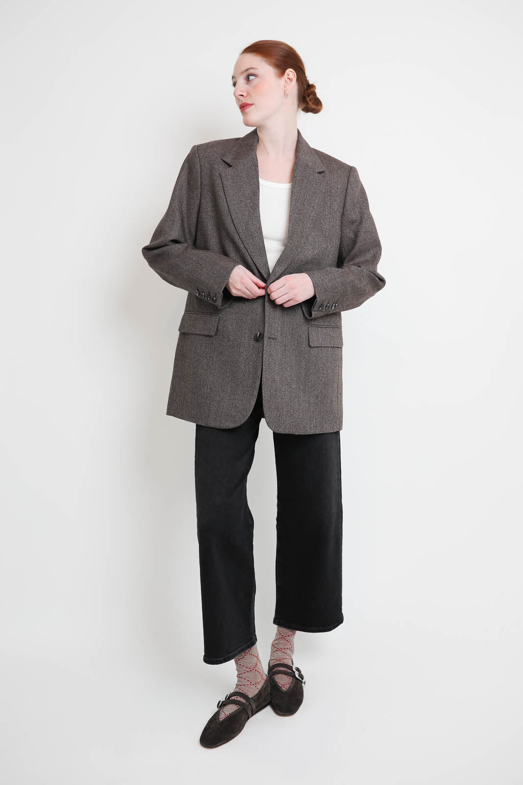 Soeur, Blazer Dune in Marron/Ecru