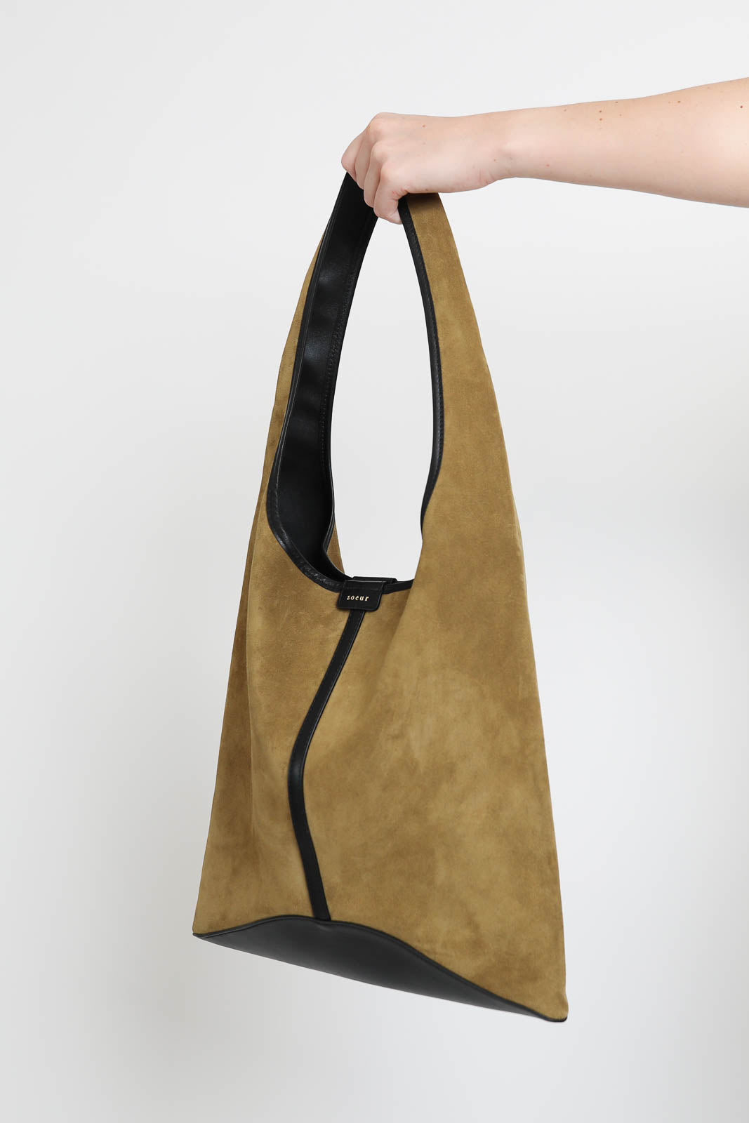 Soeur, Tasche Delice in Bronze/Noir