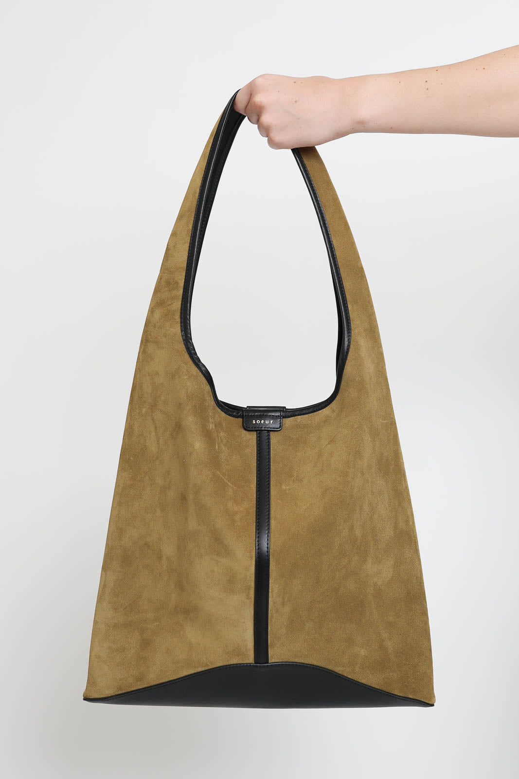Soeur, Tasche Delice in Bronze/Noir