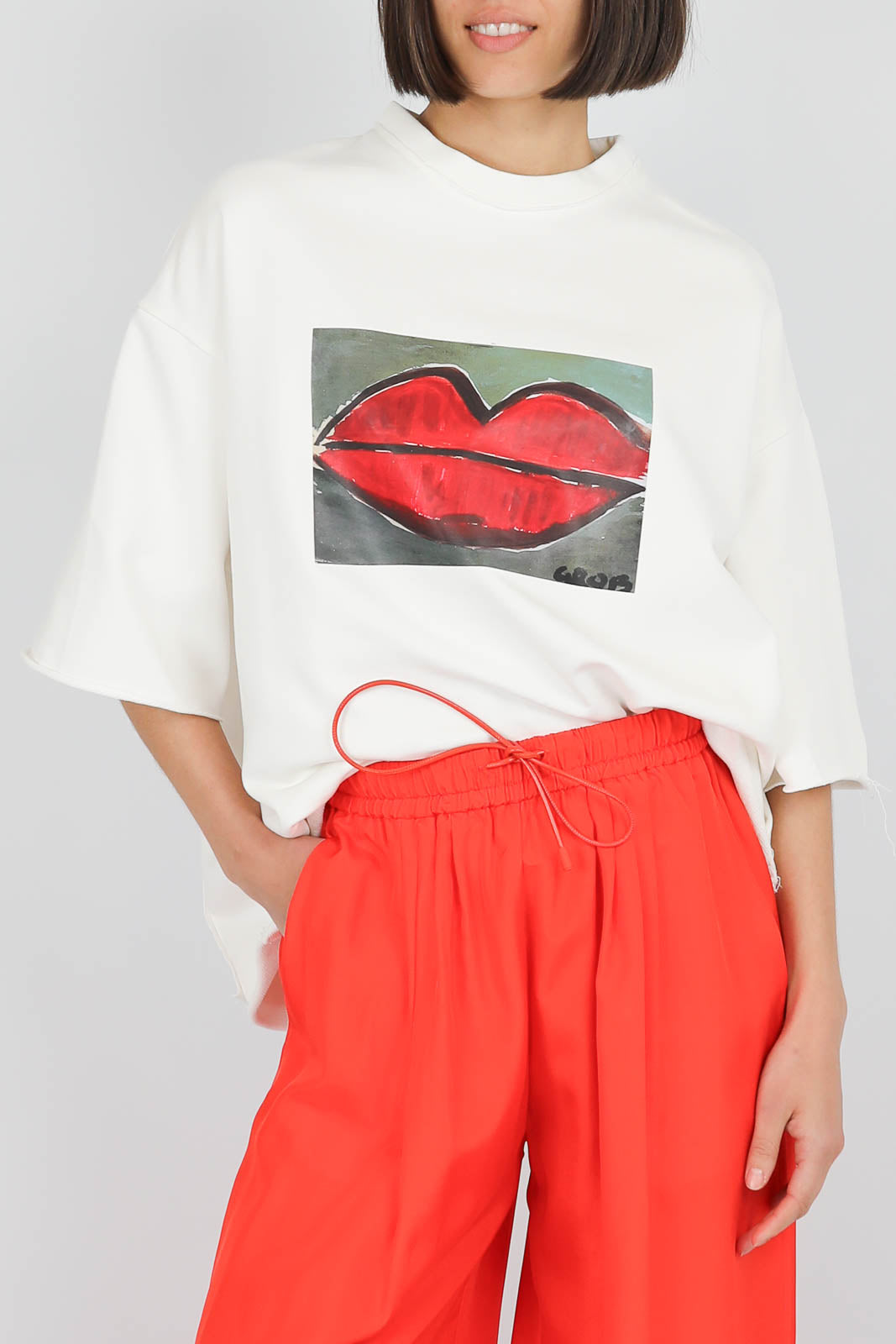 T-Shirt Lippe in Oliv