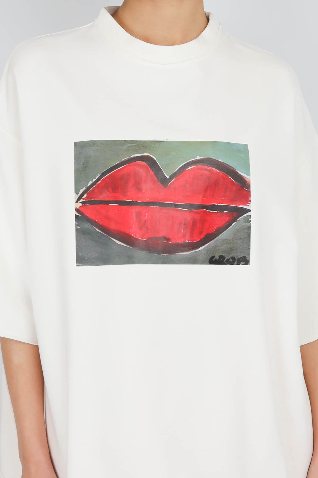 T-Shirt Lippe in Oliv