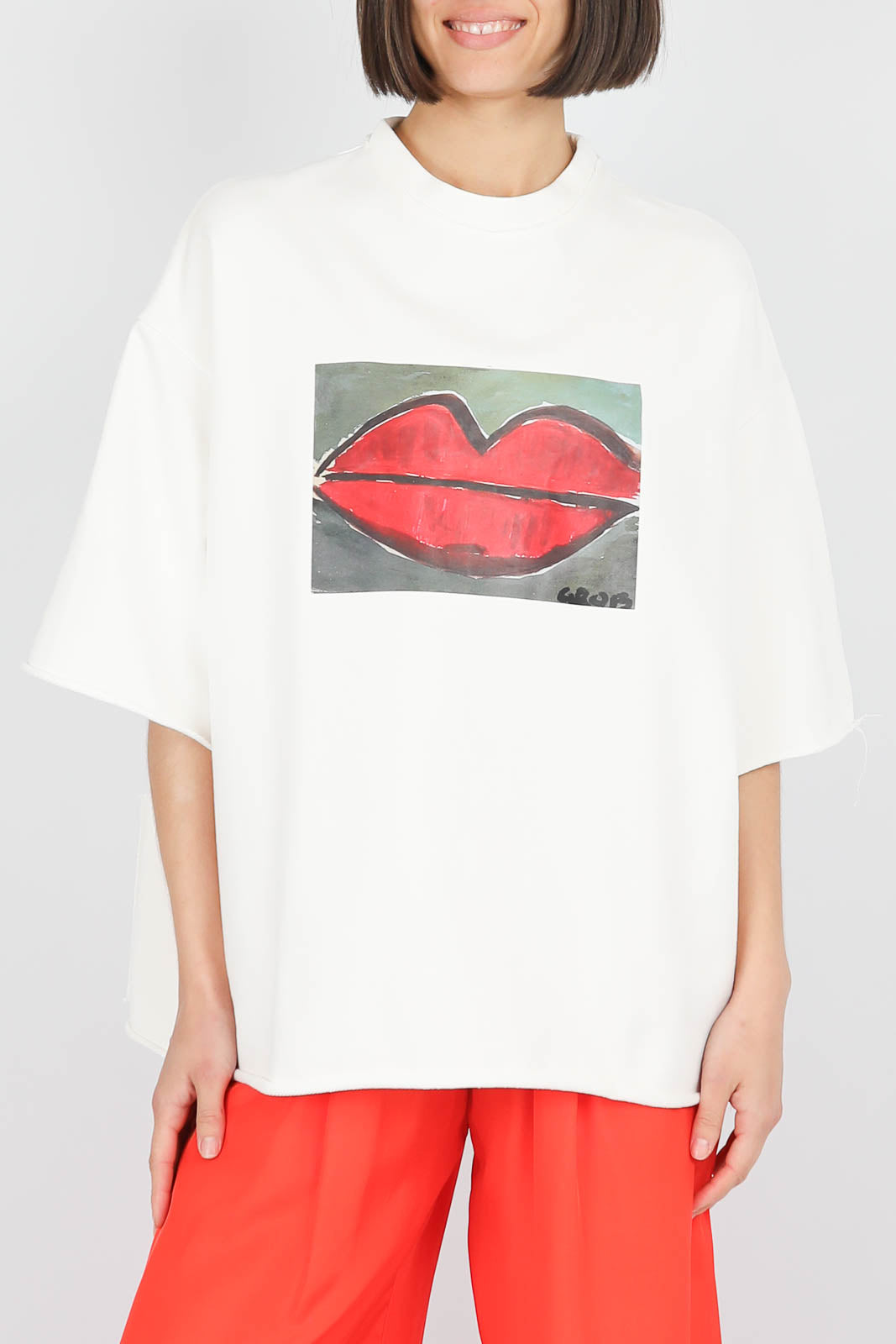T-Shirt Lippe in Oliv
