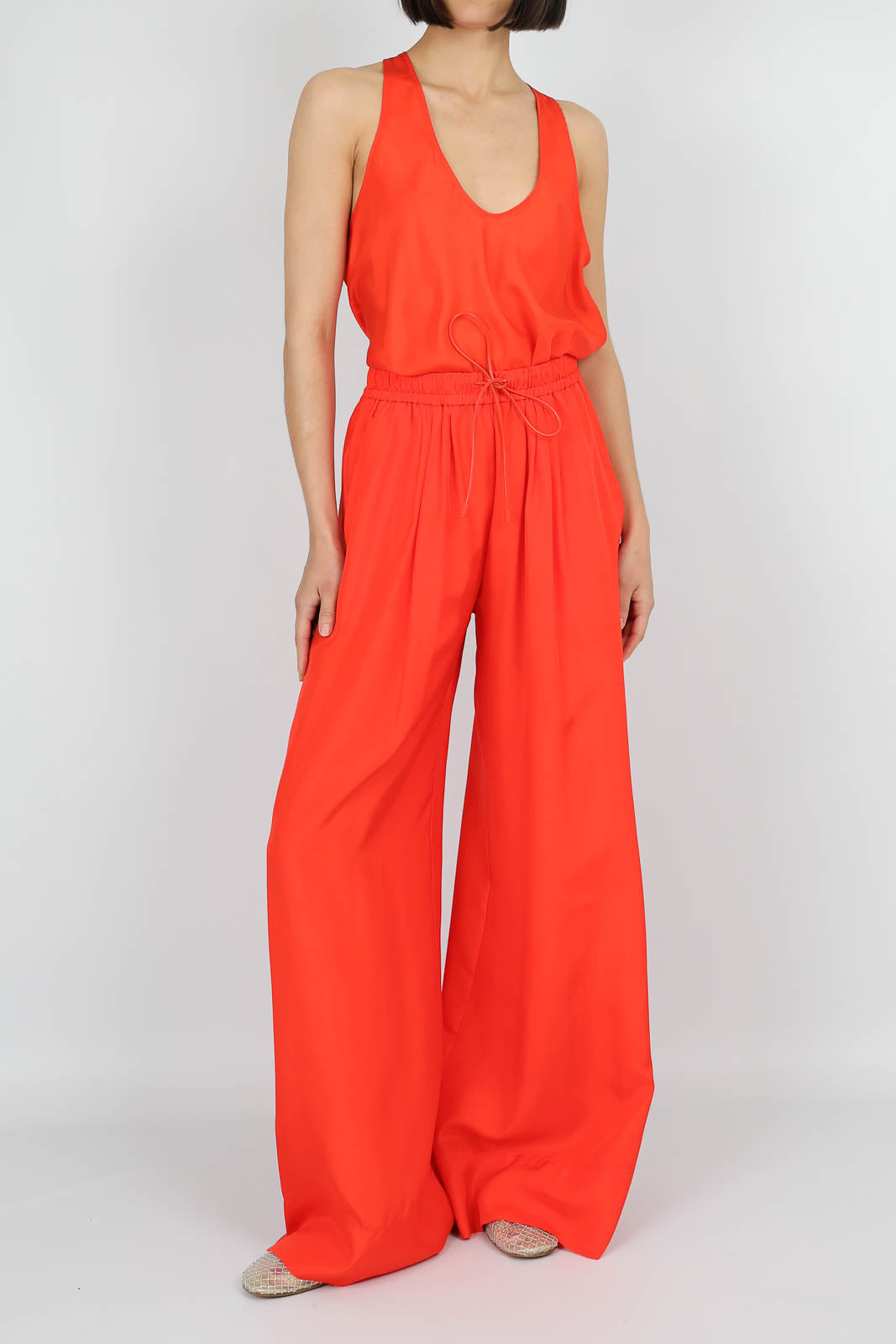 Hose Drawstring in Papavero