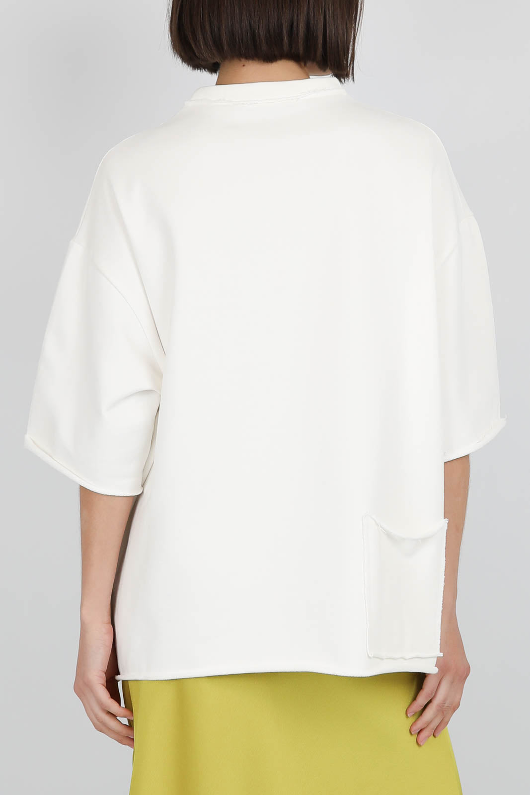 T-Shirt Kopf in Gelb