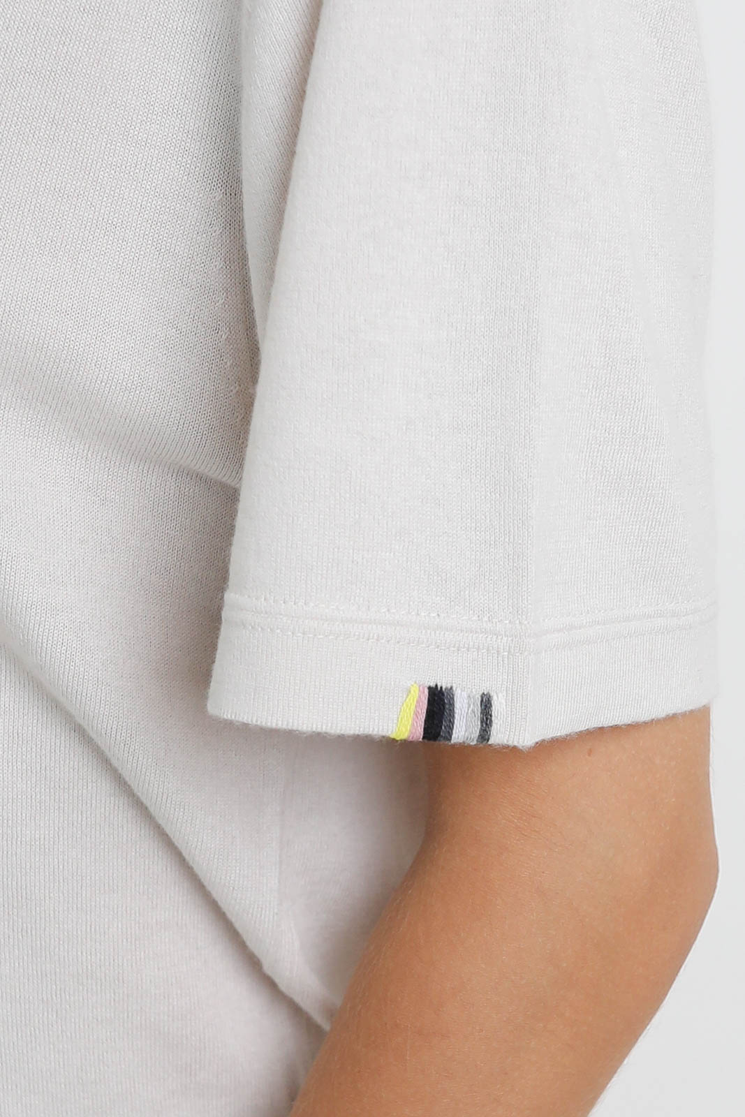 Extreme Cashmere T-Shirt Cuba in Chalk