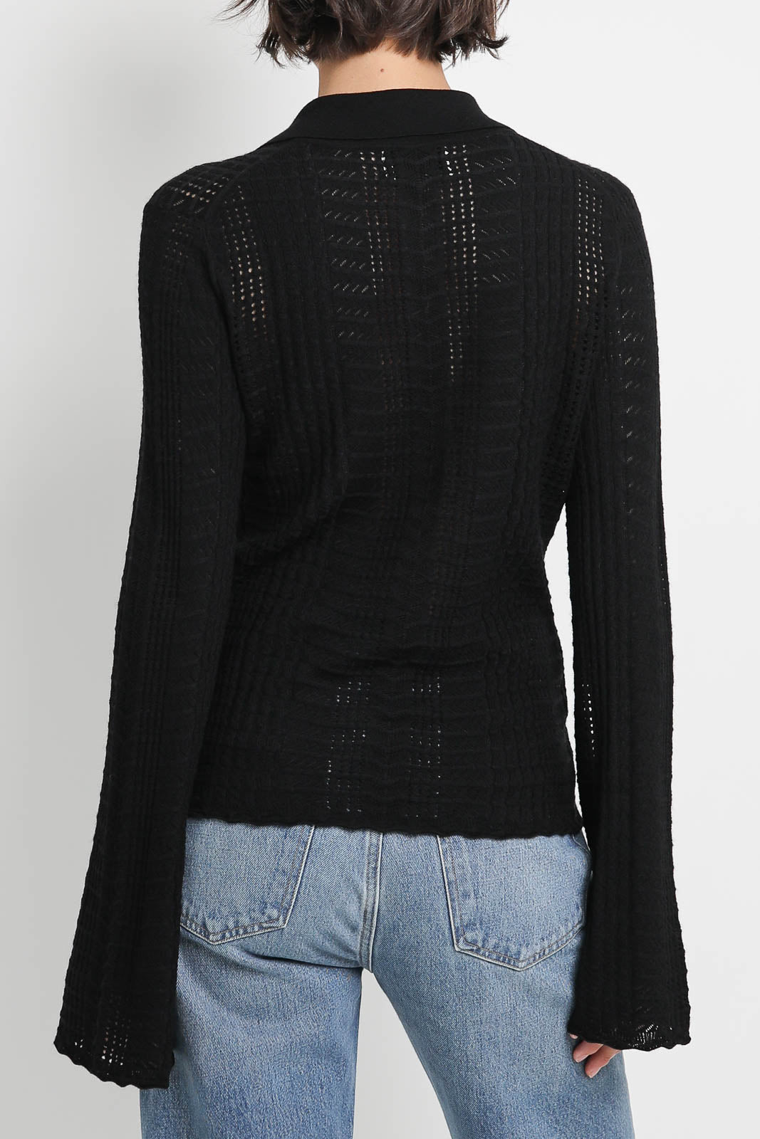 Loulou de Saison Pullover Tiha in Schwarz