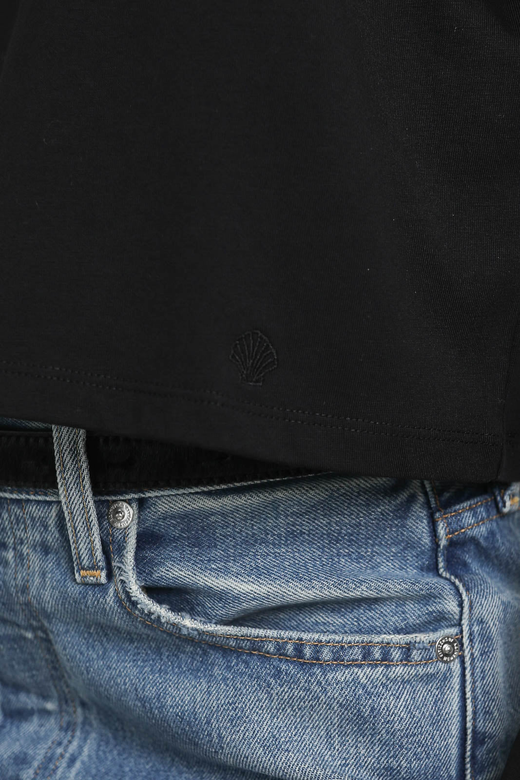 Loulou de Saison Langarm-Shirt Masal in Schwarz
