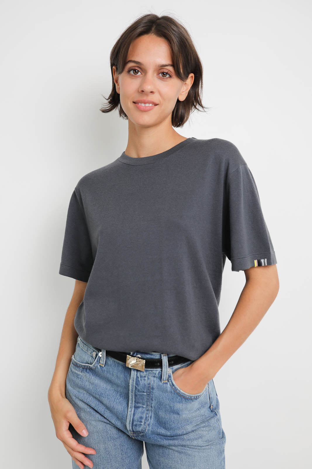 Extreme Cashmere T-Shirt Cuba in Lake