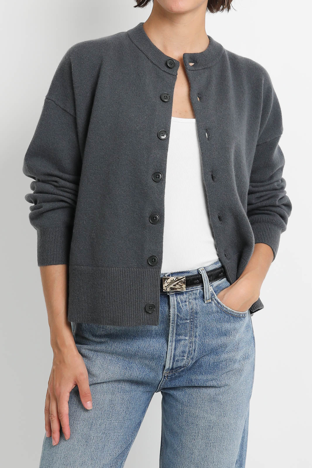 Extreme Cashmere Cardigan Chou in Lake