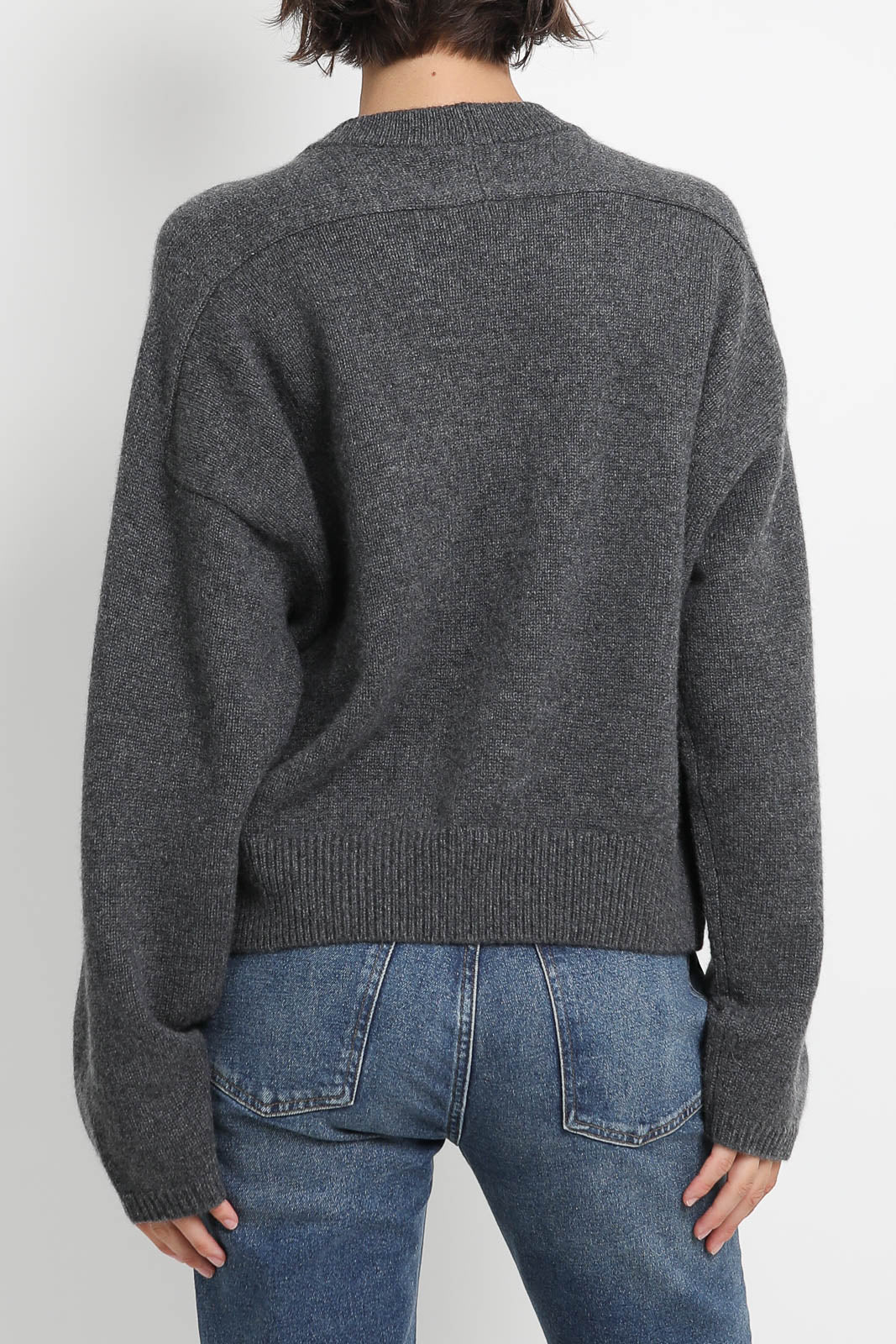 Loulou de Saison Pullover Bill in Anthracite Melange