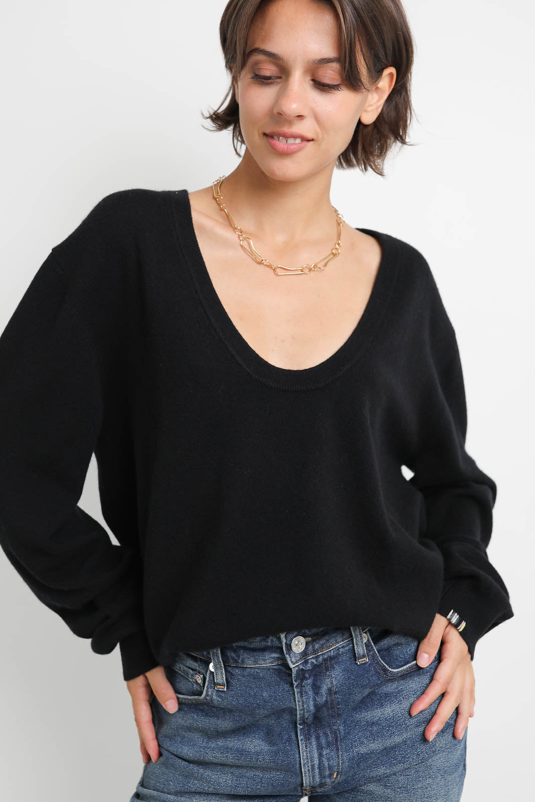 Extreme Cashmere Pullover Jacob in Raven