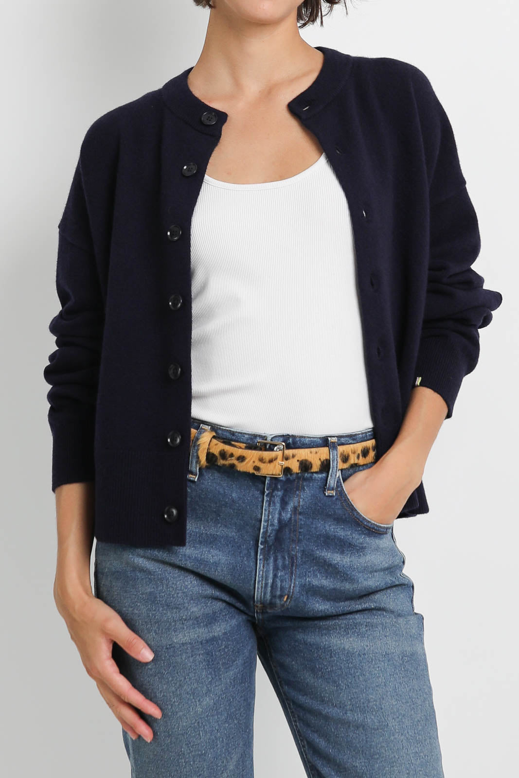 Extreme Cashmere Cardigan Chou in Navy