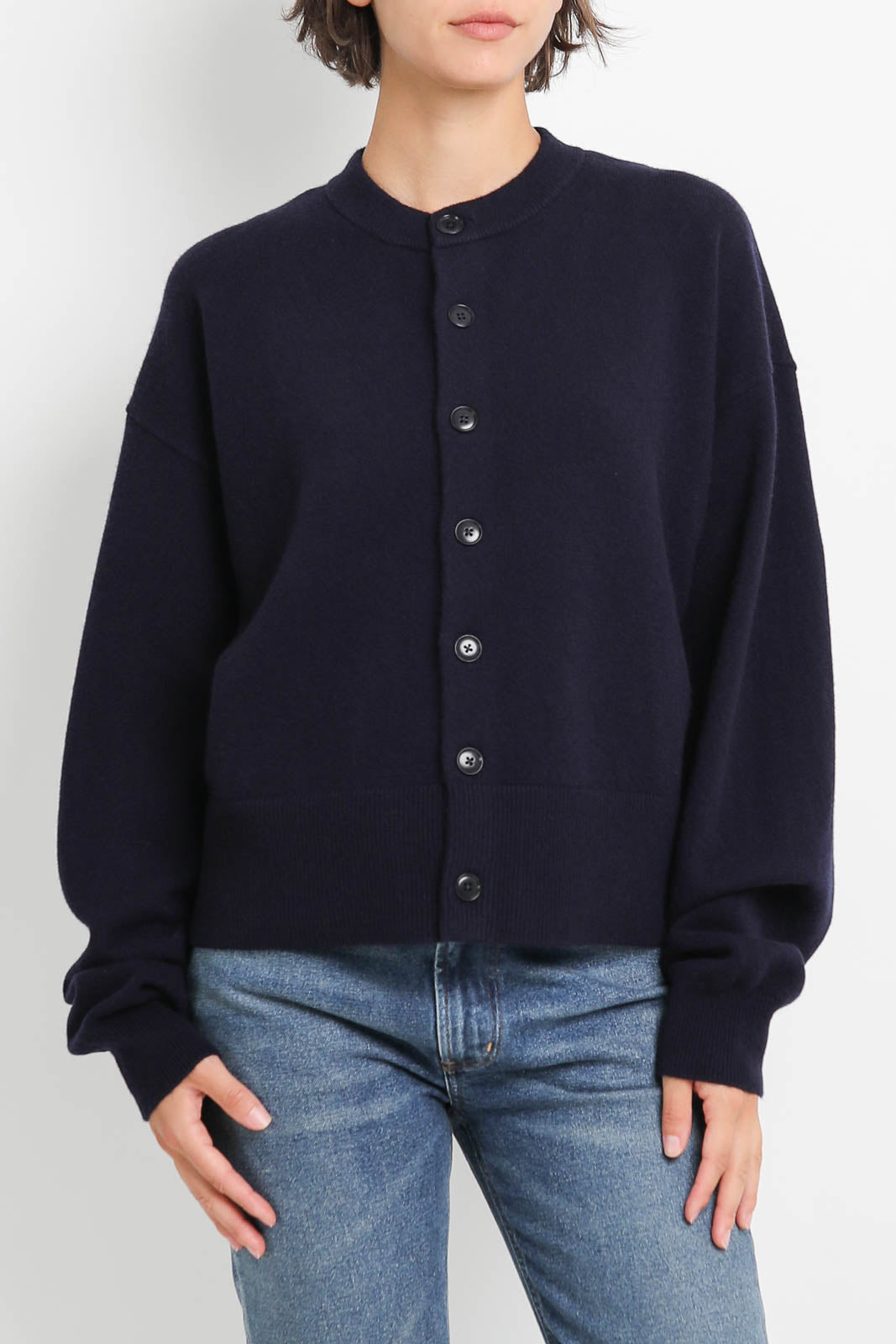 Extreme Cashmere Cardigan Chou in Navy