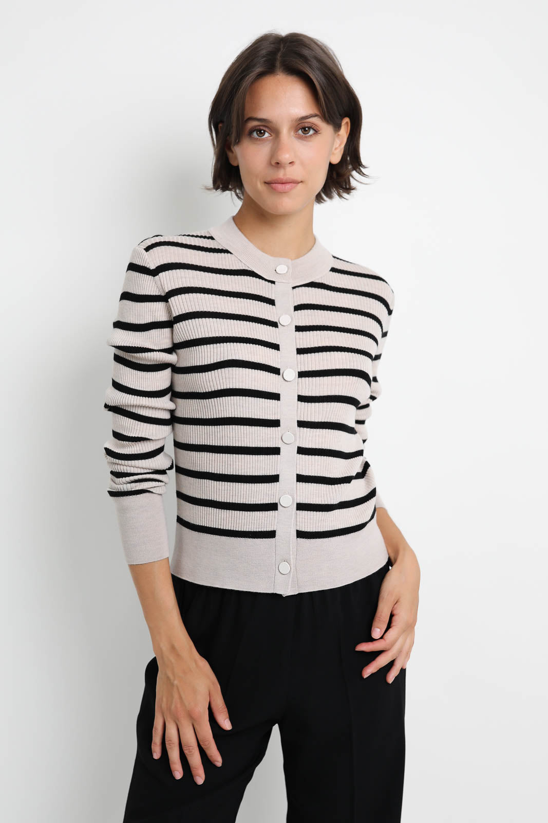 Forte-Forte Cardigan Superfine in Juta
