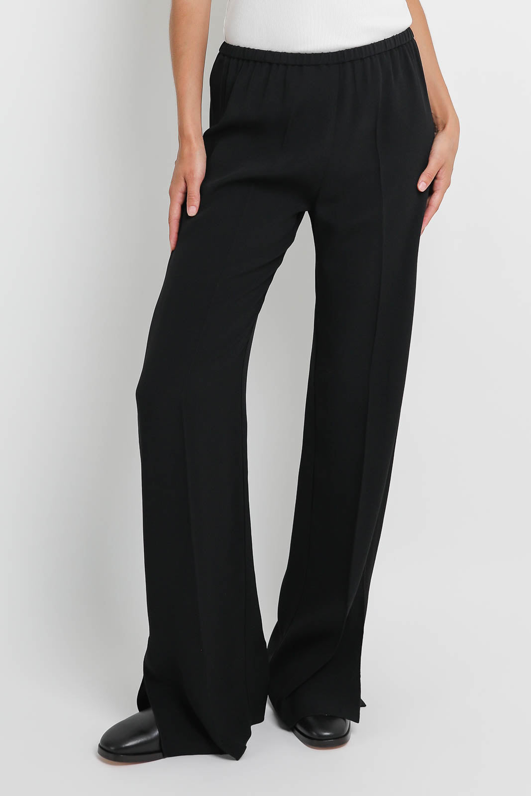 Forte-Forte Hose Matte Anvers in Nero