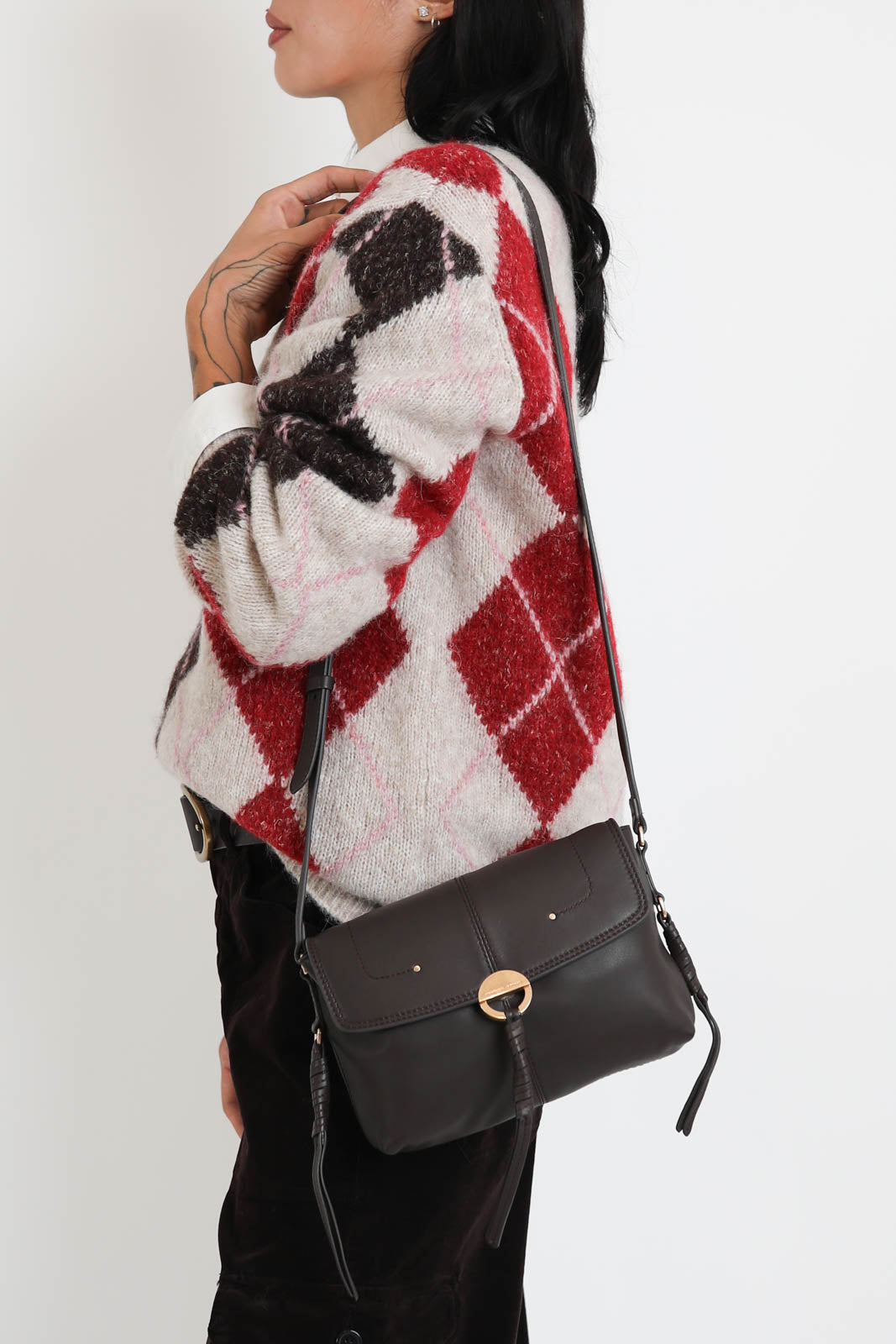 Vanessa Bruno, Tasche Clutch Othilia in Brownie