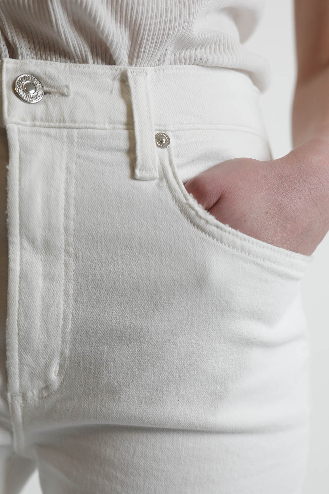 Agolde, Jeans Palma Straight in Soft White