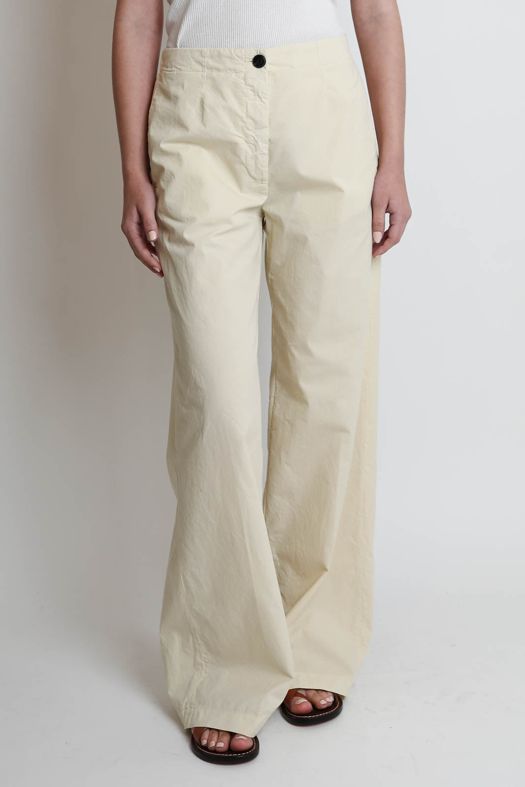 Pomandere, Hose aus Baumwolle in Chalk