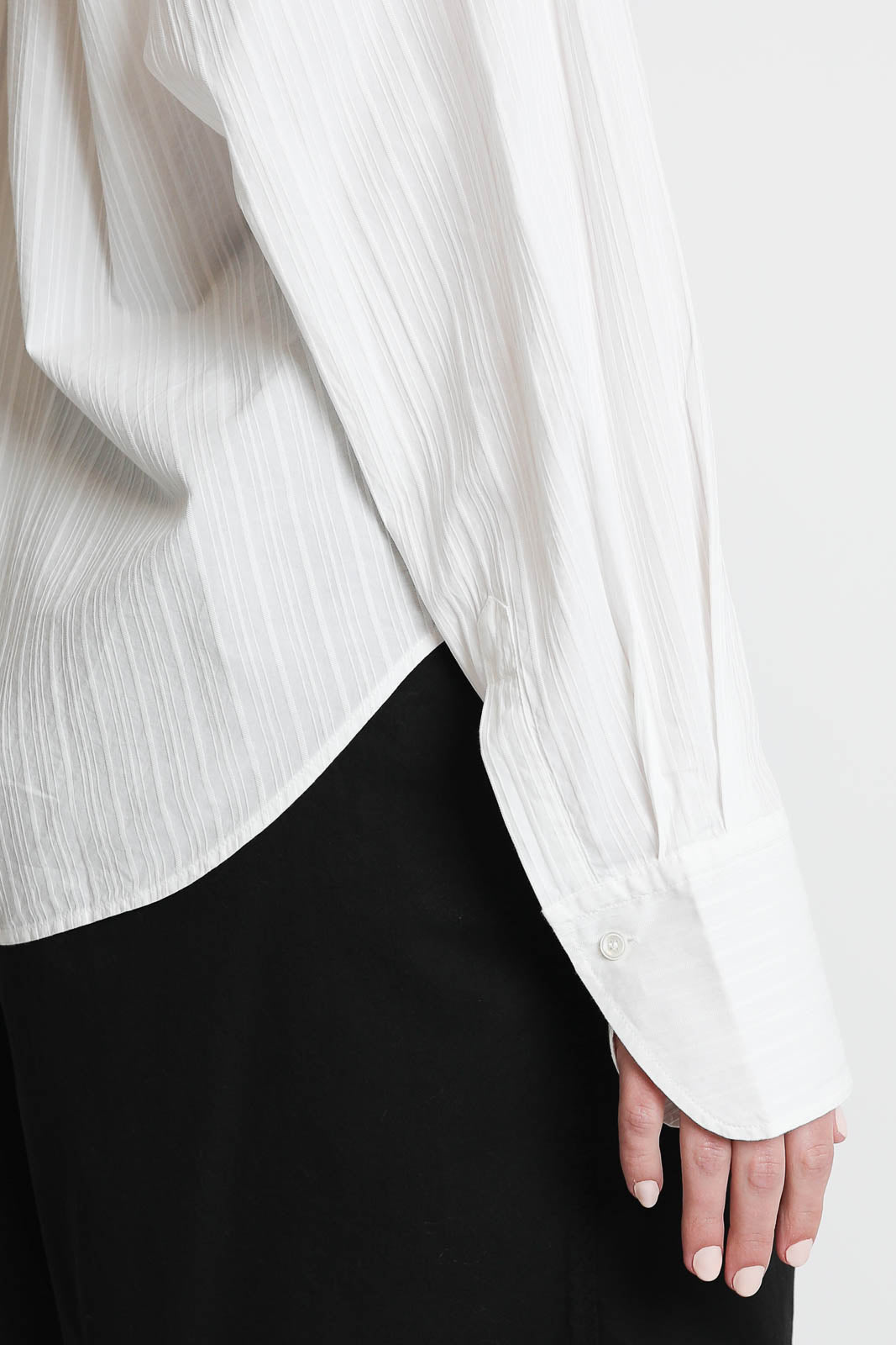 Pomandere, Bluse mit Streifen in Optical White