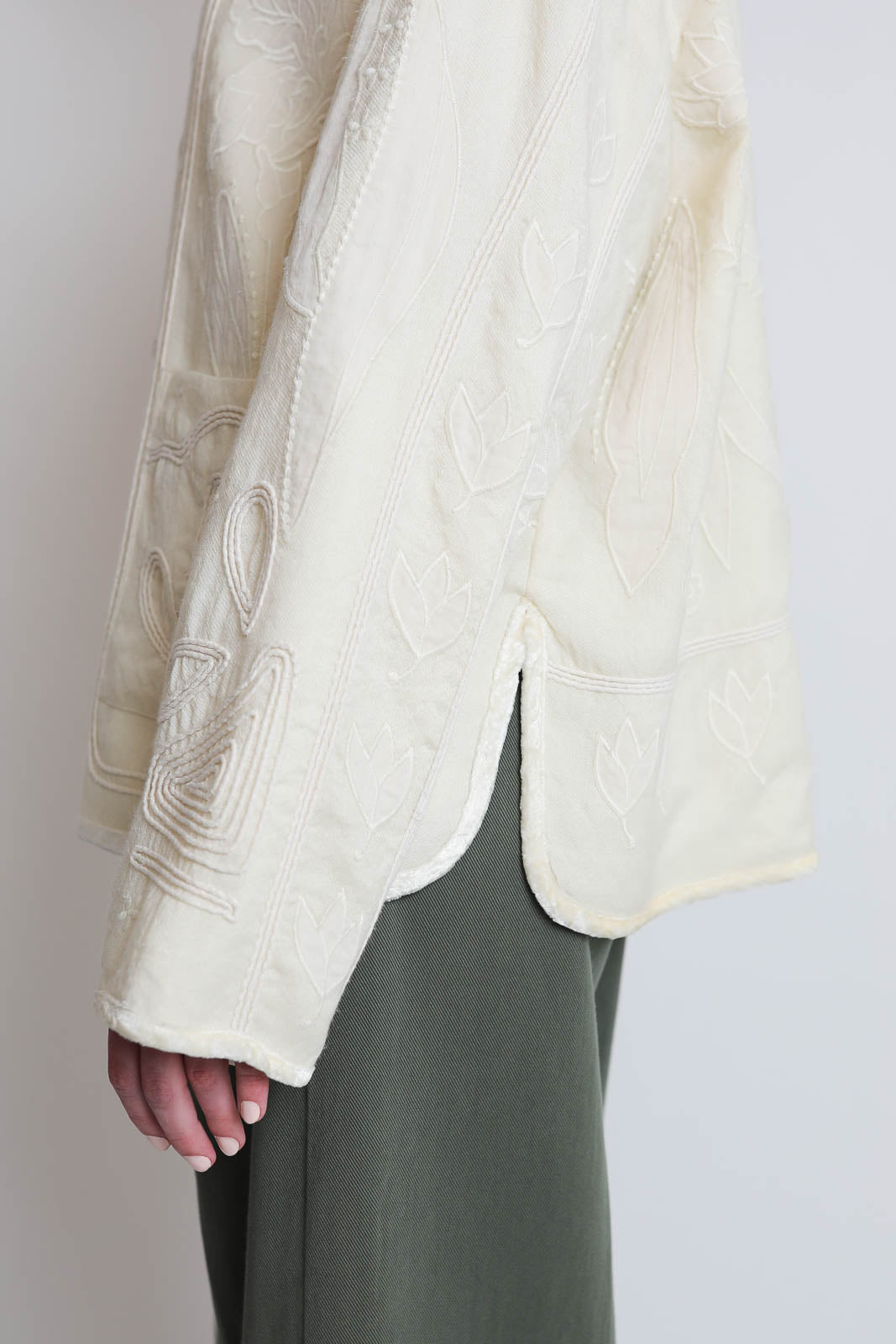 Forte-Forte, Jacke Iris in Avorio