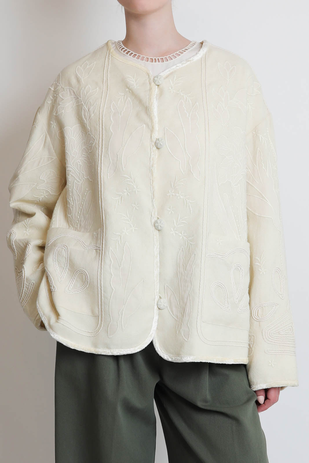 Forte-Forte, Jacke Iris in Avorio