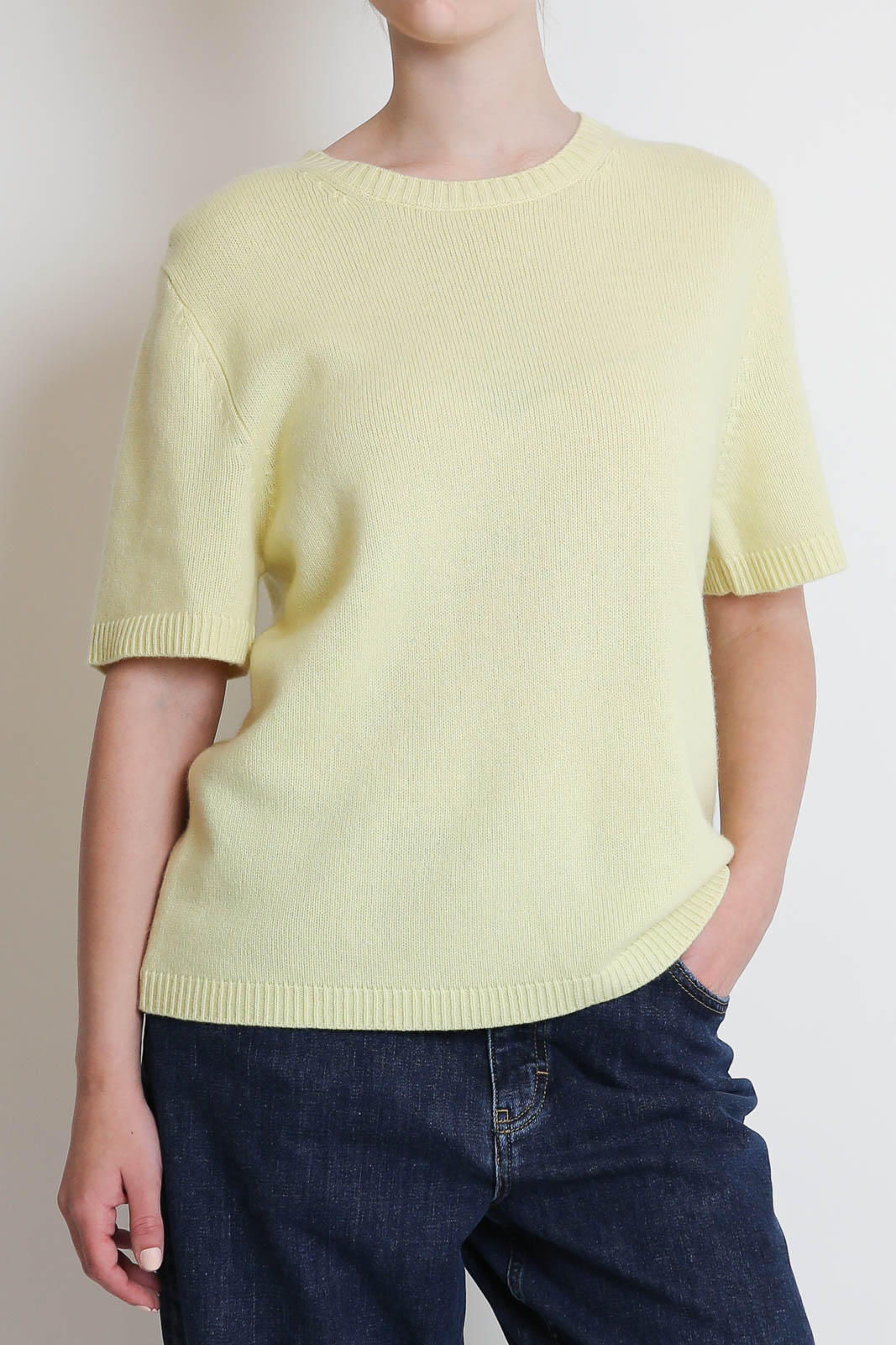 Soft Goat, T-Shirt Oversized in Honeydew Yellow