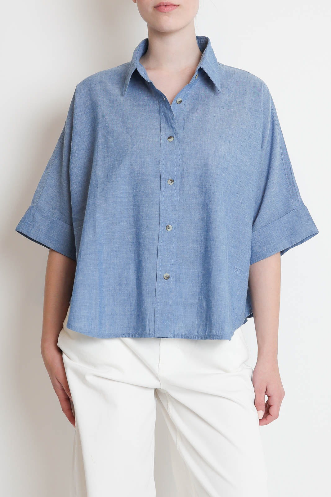 Vanessa Bruno, Bluse Bobby in Chambray