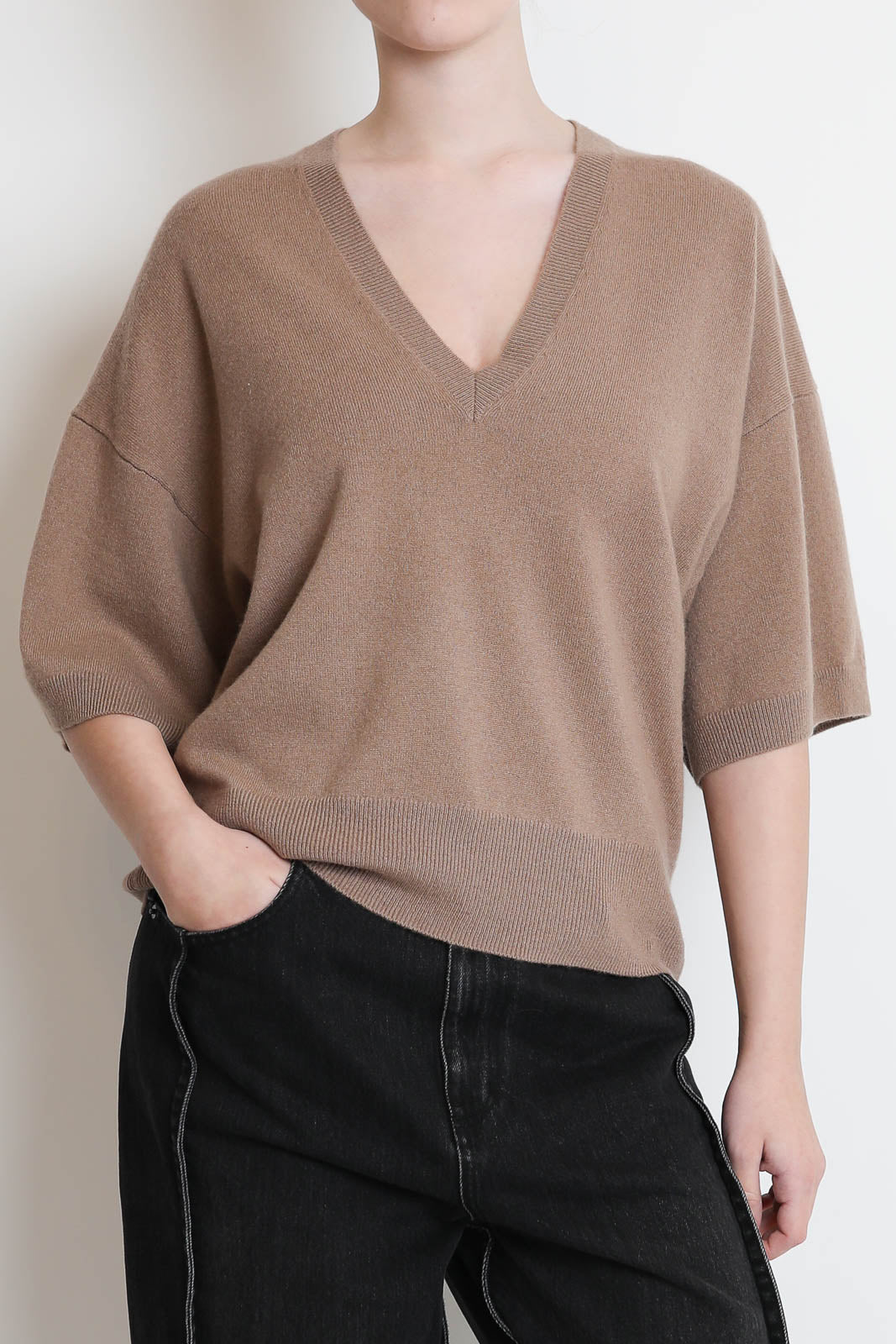 Zenggi, Pullover aus Kaschmir in Cafe au Lait